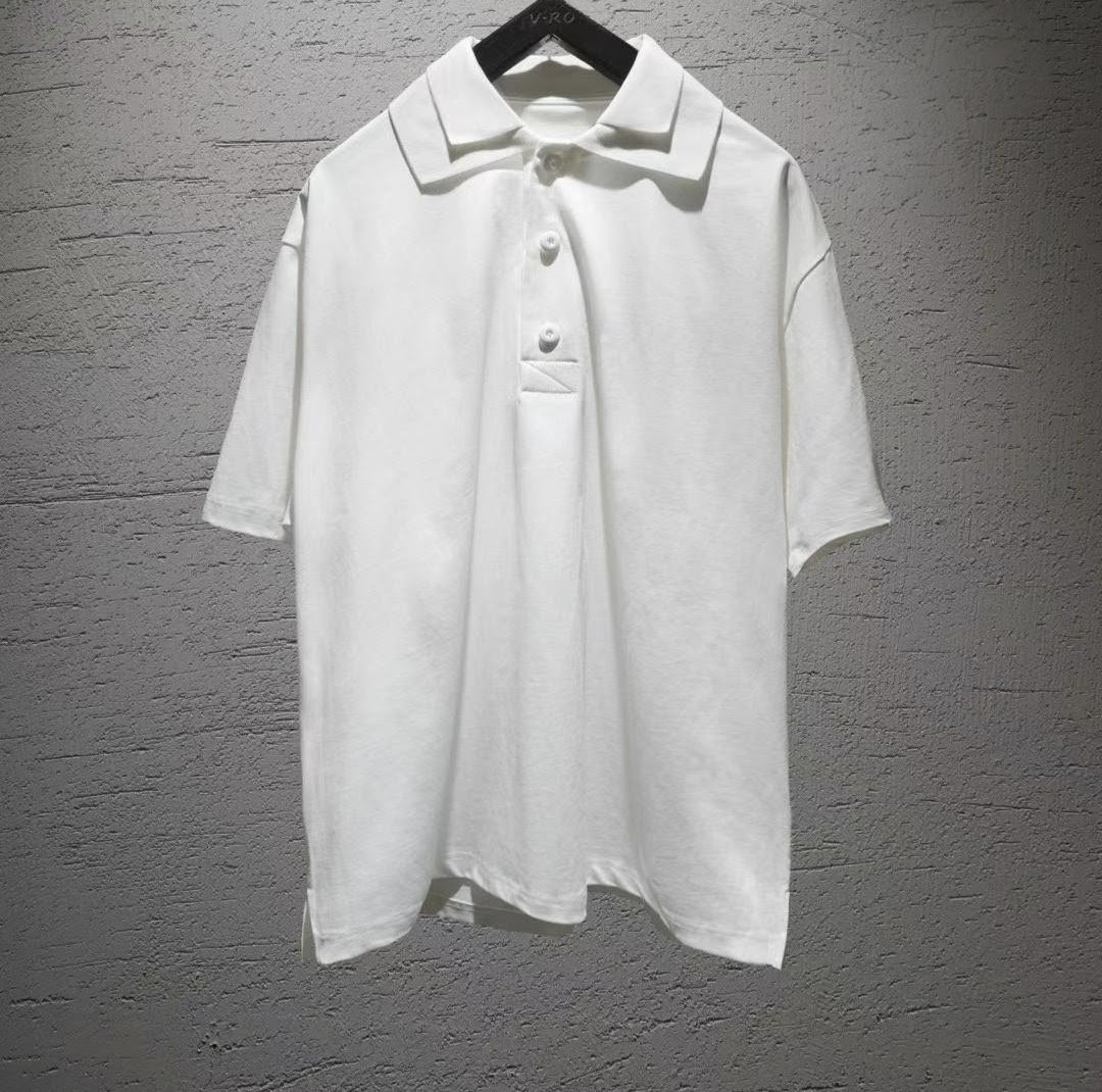 King Ghidorah- White double collar Polo Shirt