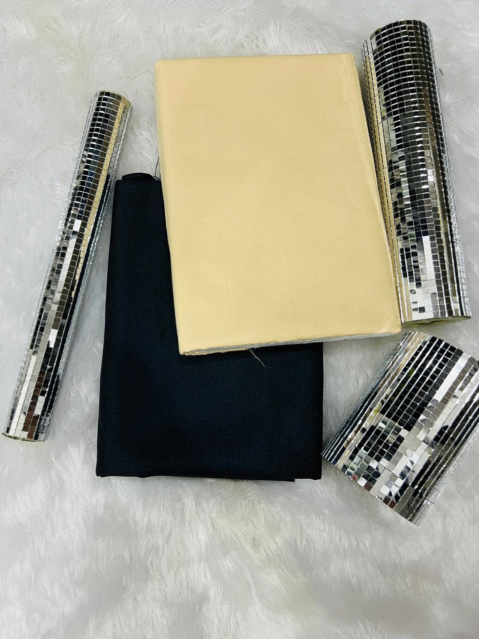 Men’s Unstitched Shirting (2.25m) & Suiting (1.20m) Fabric Combo – Premium Quality