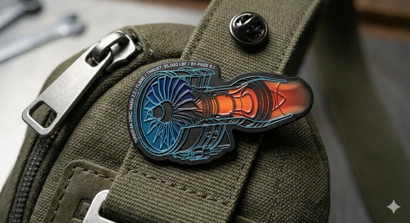 Jet Engine Bag Pin