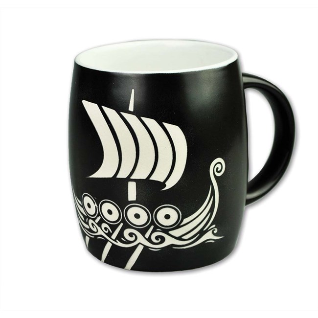 Viking Ship Ceramic Mug