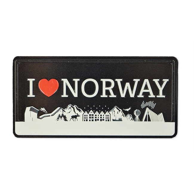 I Love Norway Souvenir Magnet
