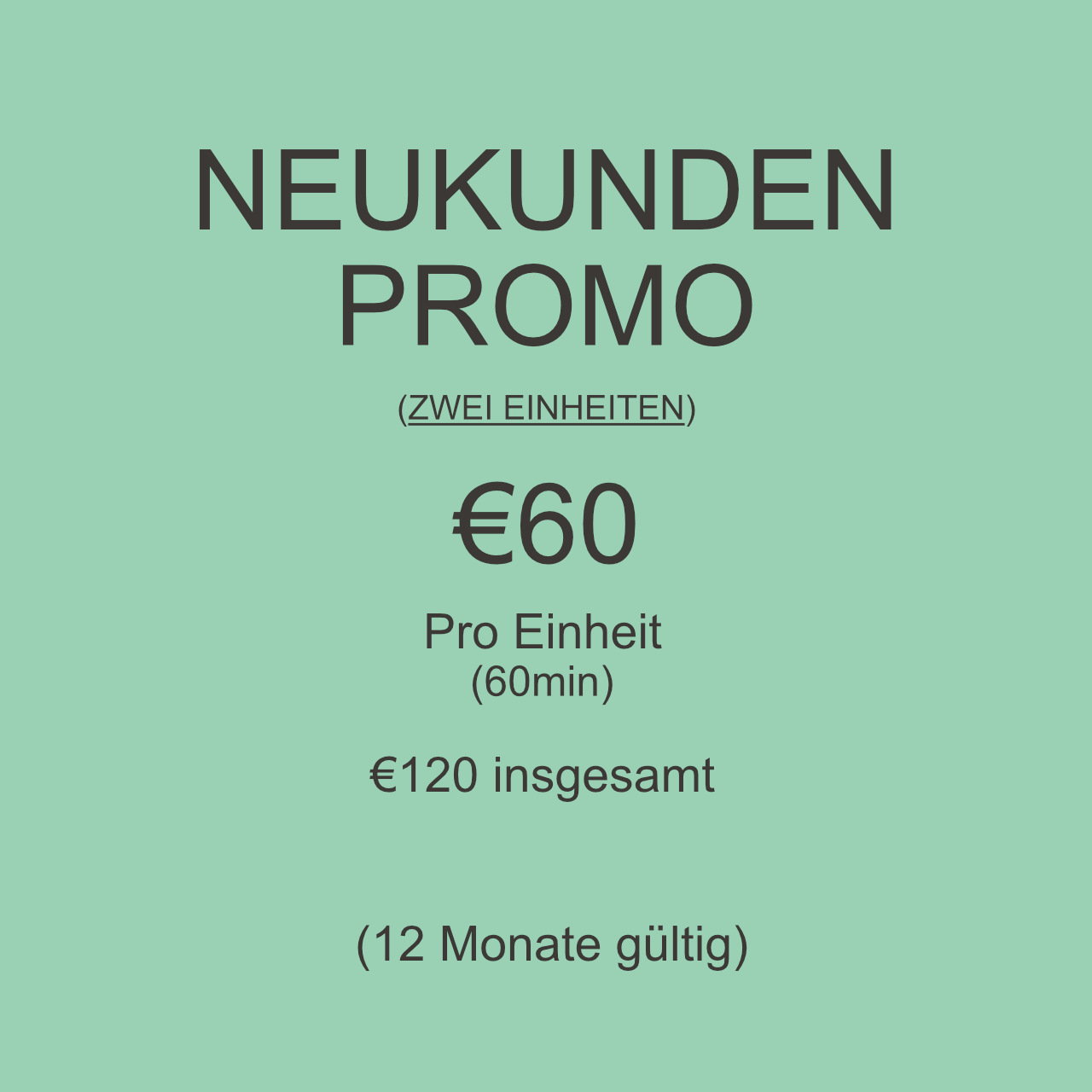 Neukunden Promo