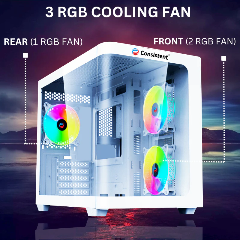 GAMING PC CASE (CIG2007) LEGENDOR WHITE