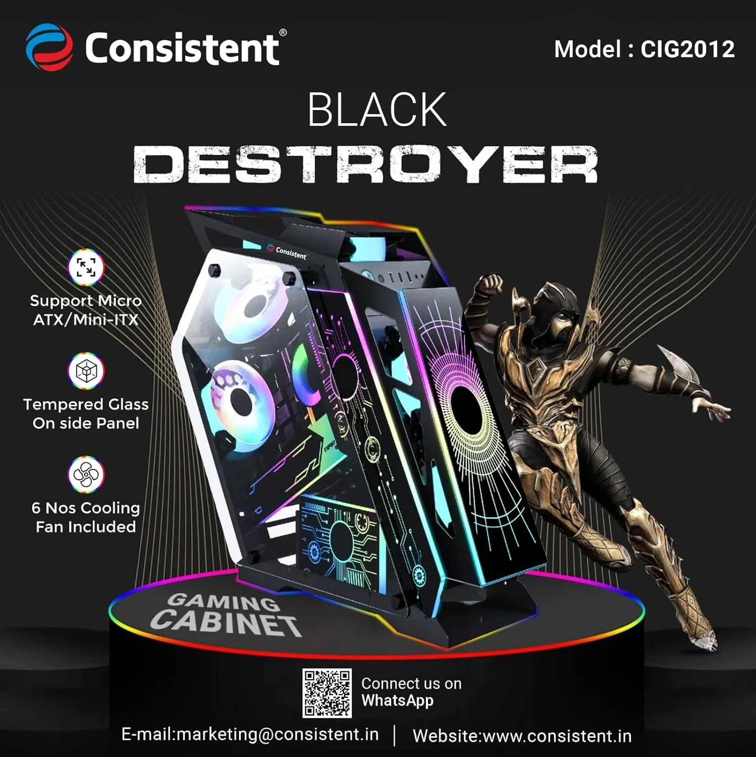 Black Destroyer Gaming Cabinet 2012