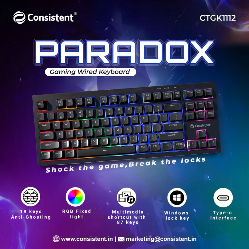 PARADOX Gaming Wired Keyboard