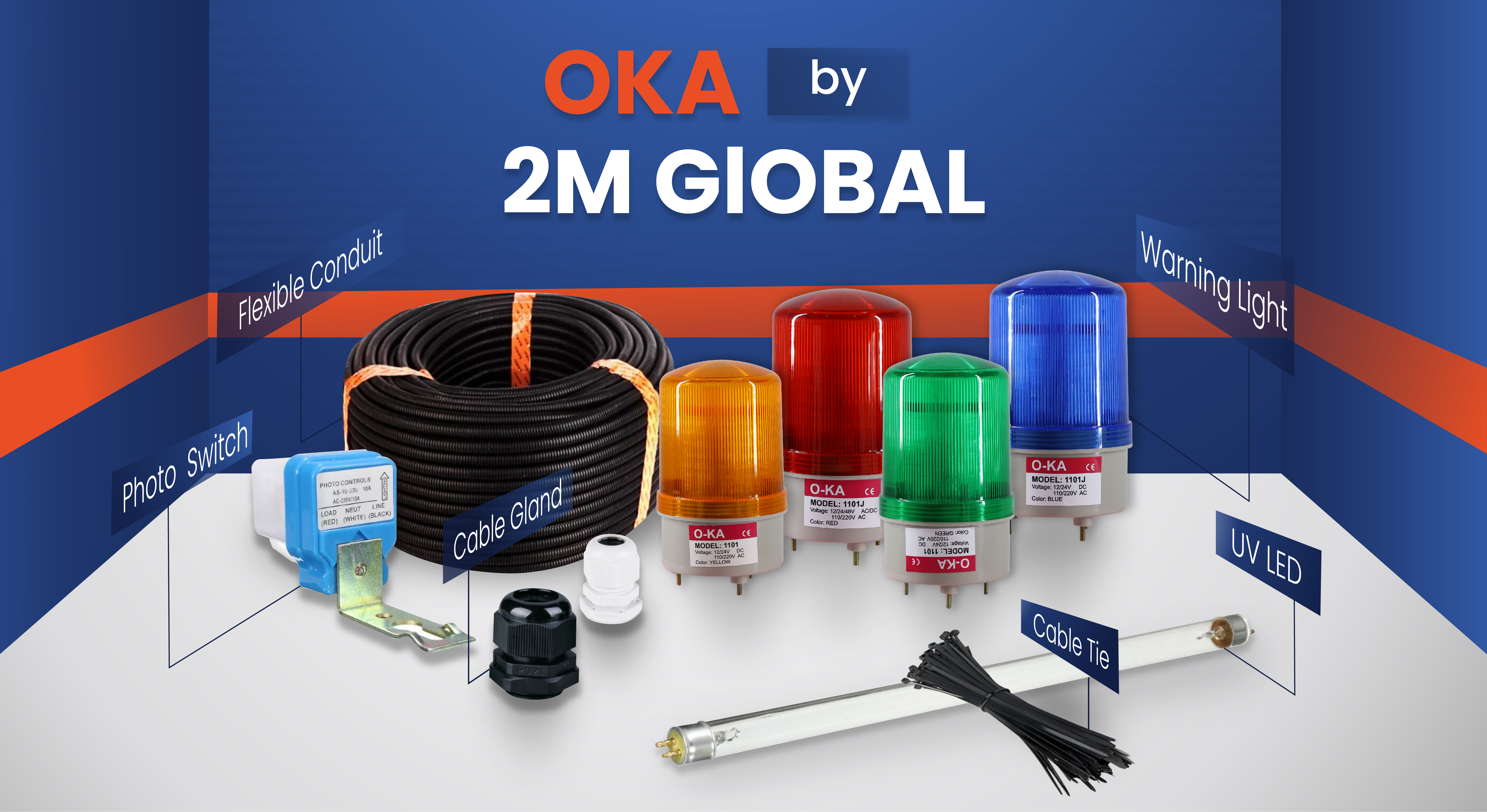 O-KA ไฟหมุน LTE-1101J