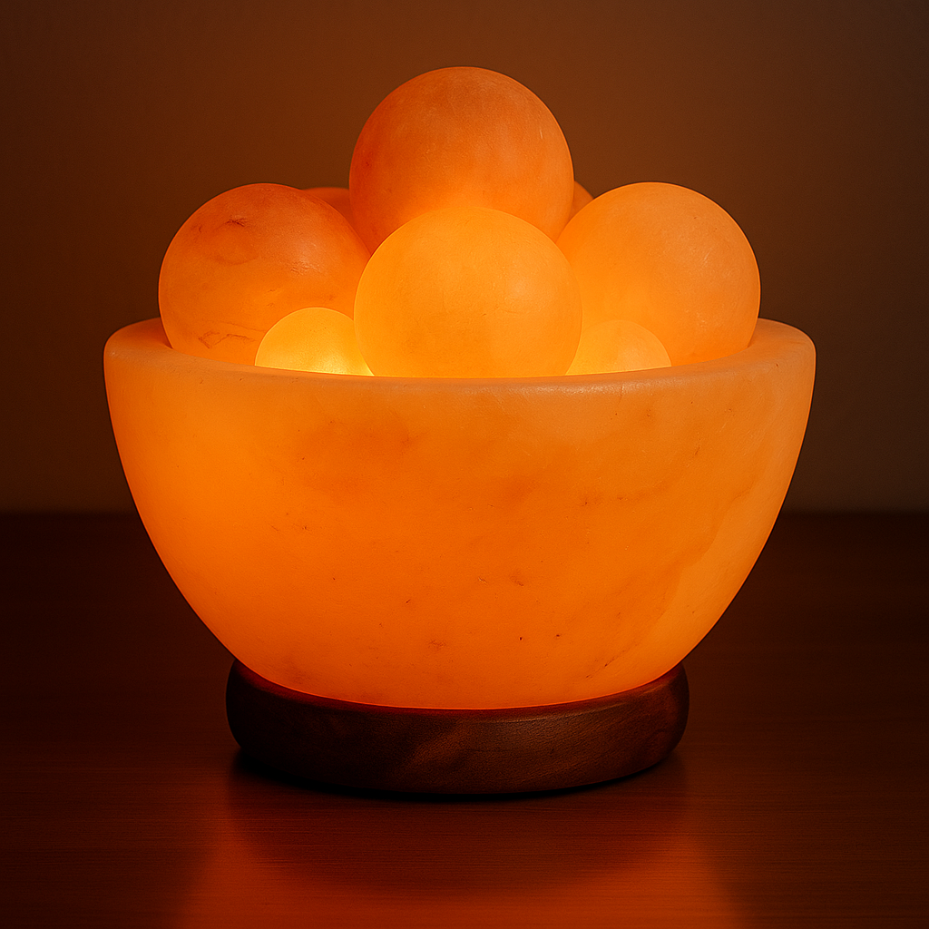 J&J - Himalayan Rock Salt Firebowl With Balls