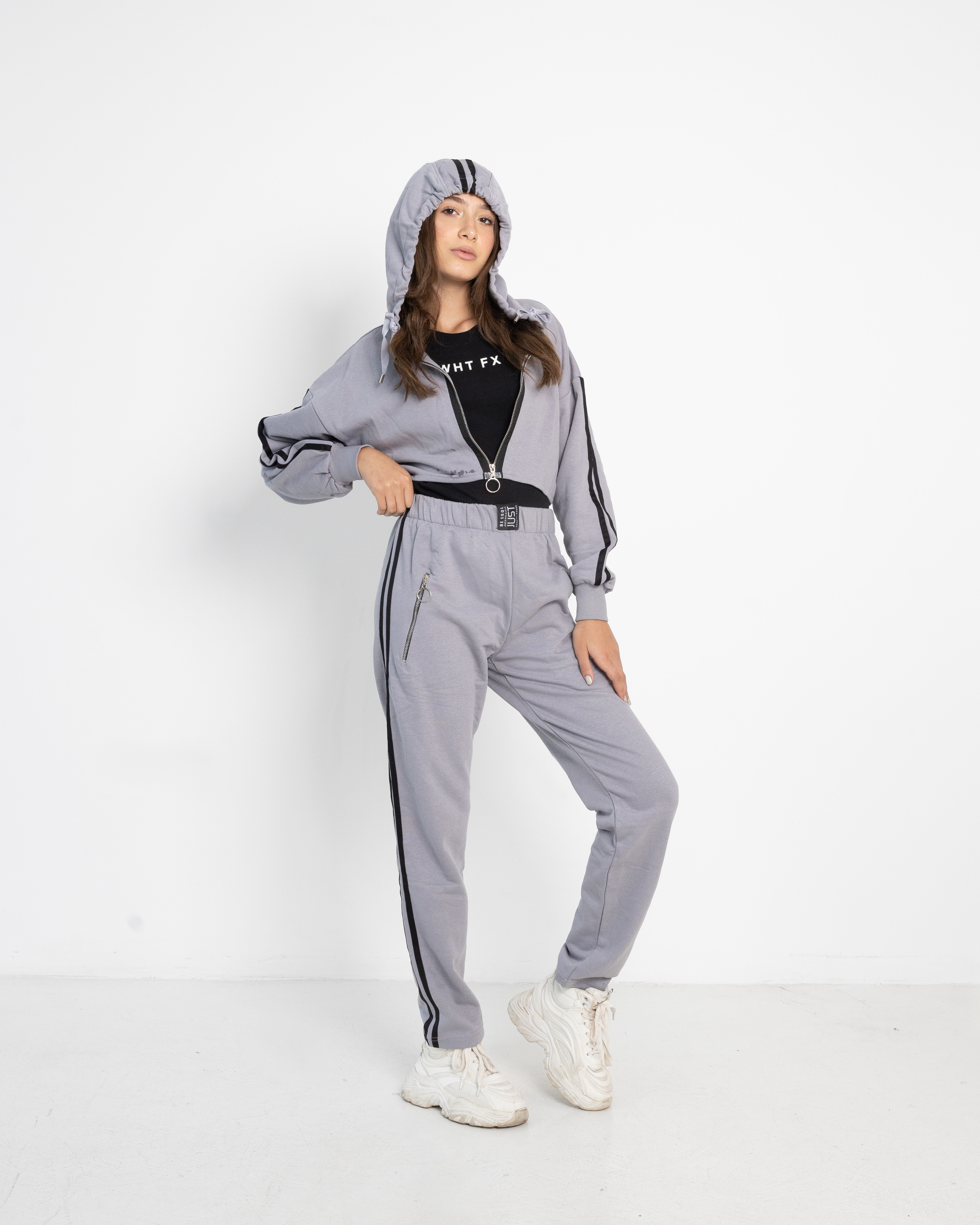 Melton Training Suit With Side Lines