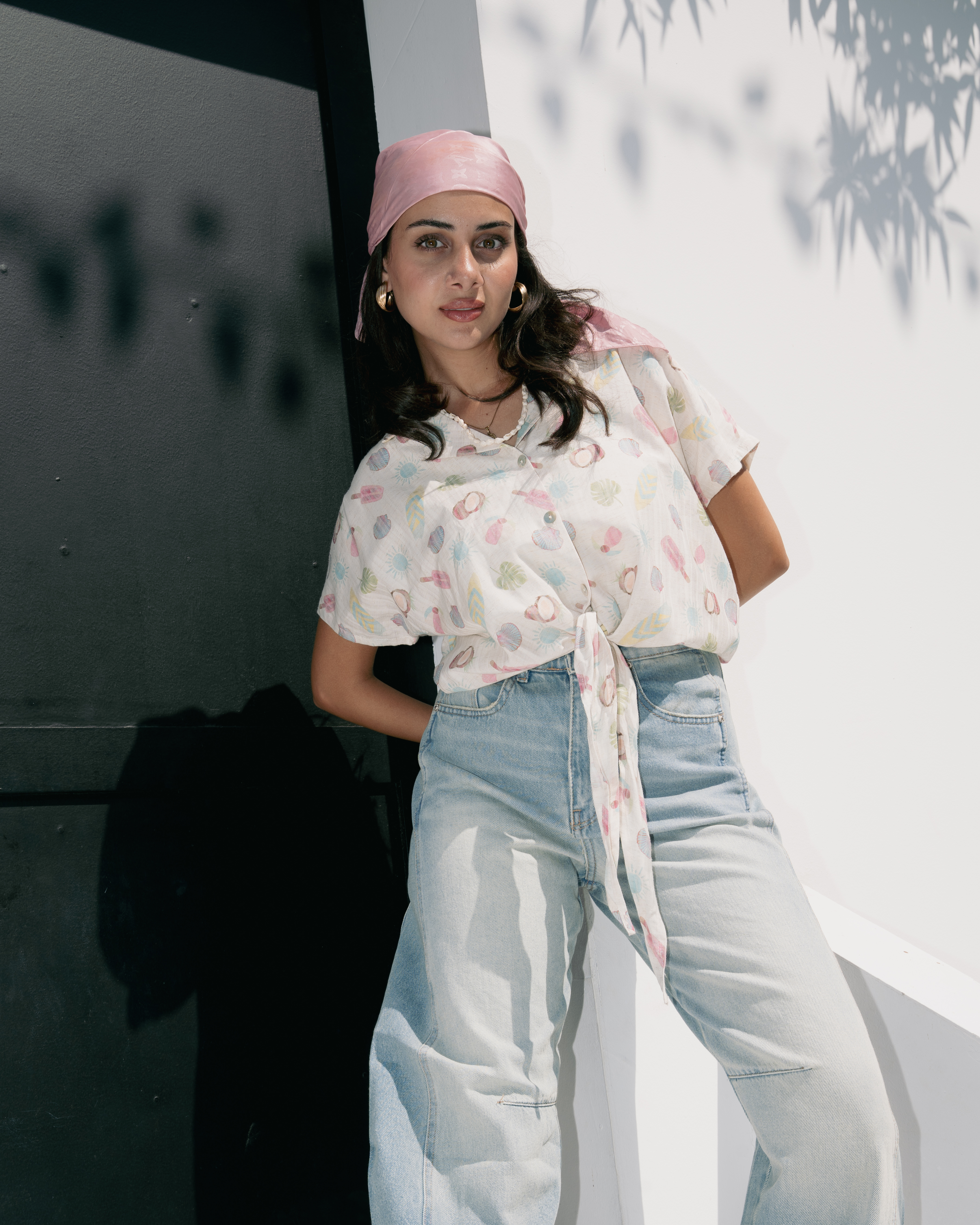 Wide balloon jeans