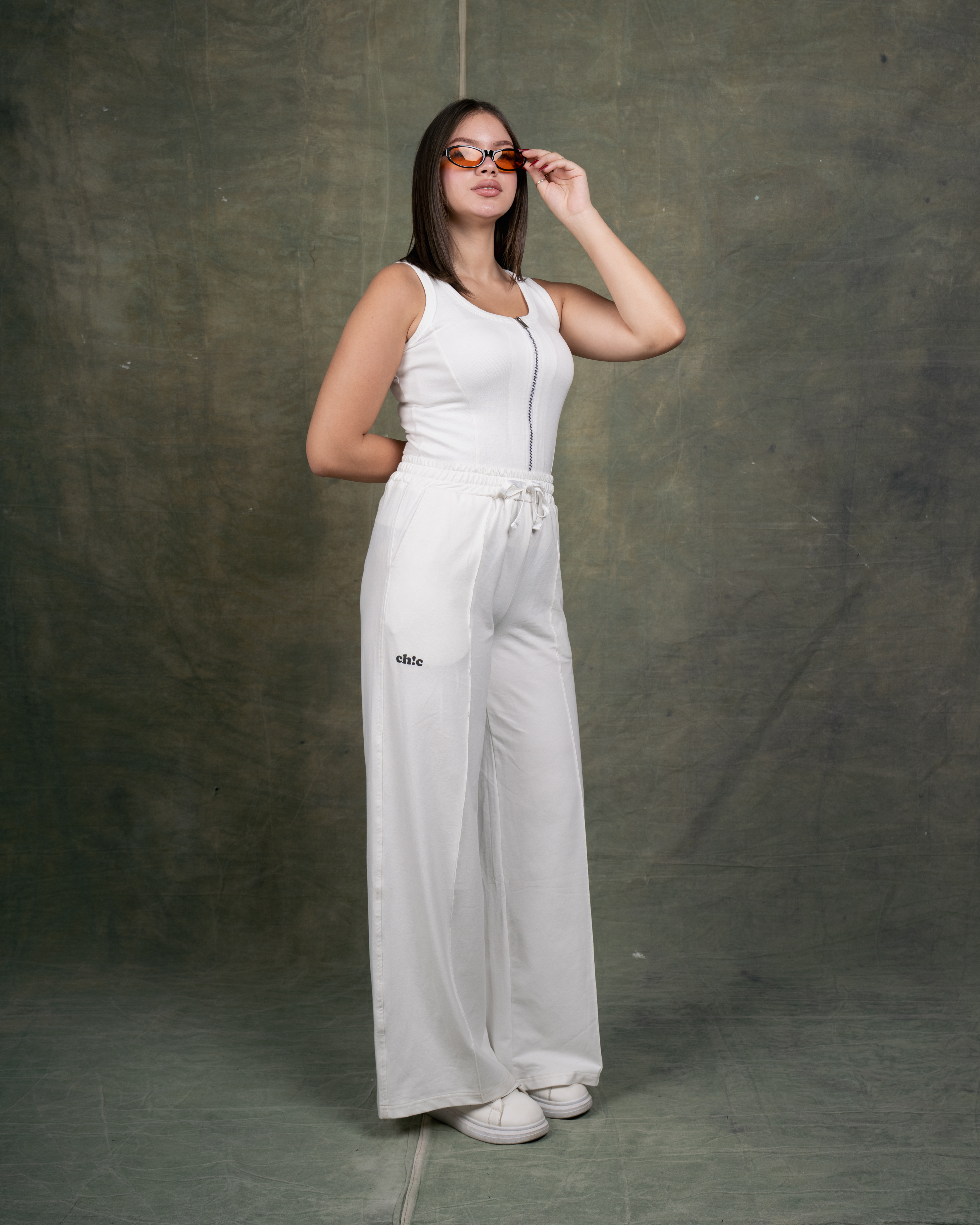 Zippered jumpsuit