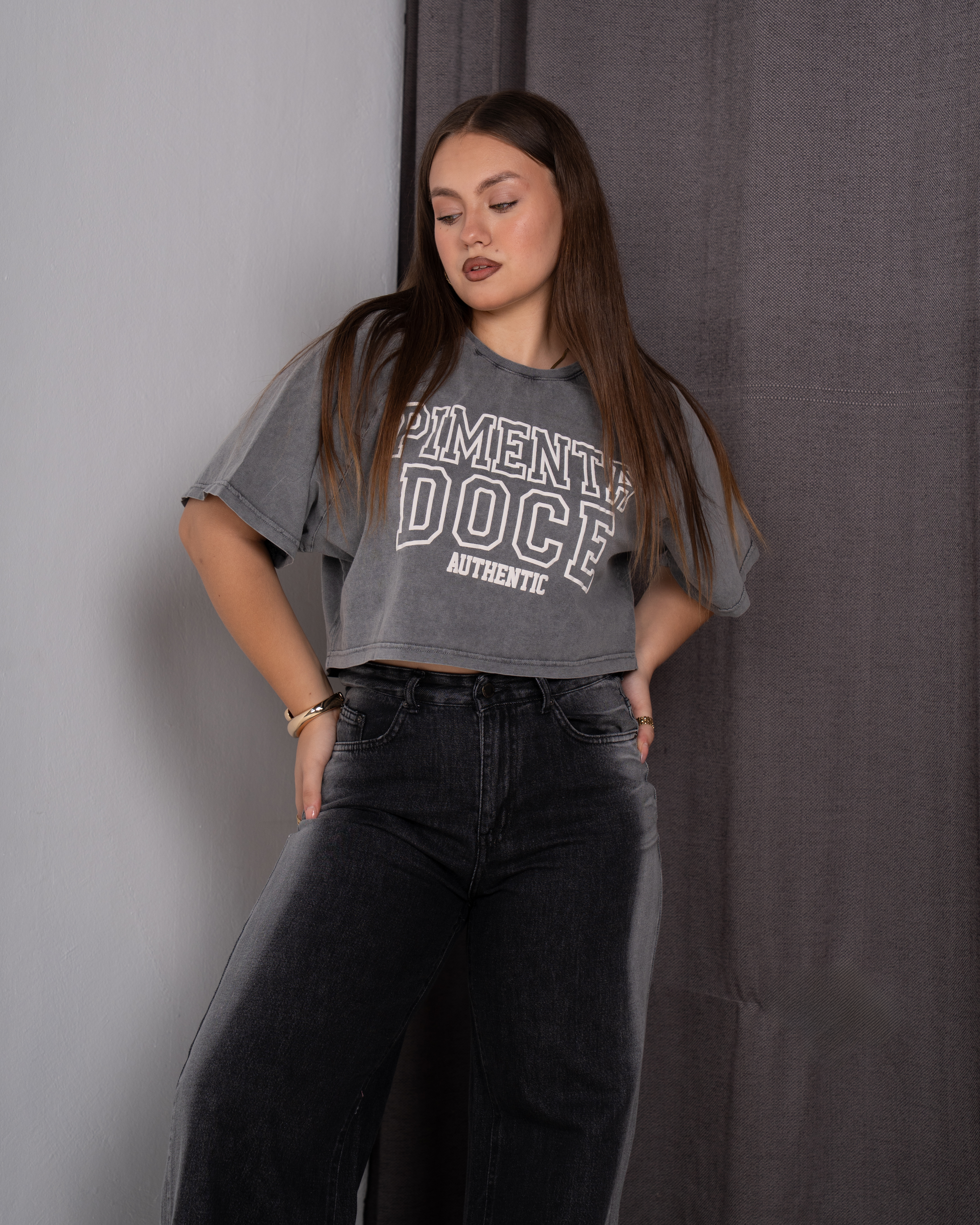 Printed Crop Shirts