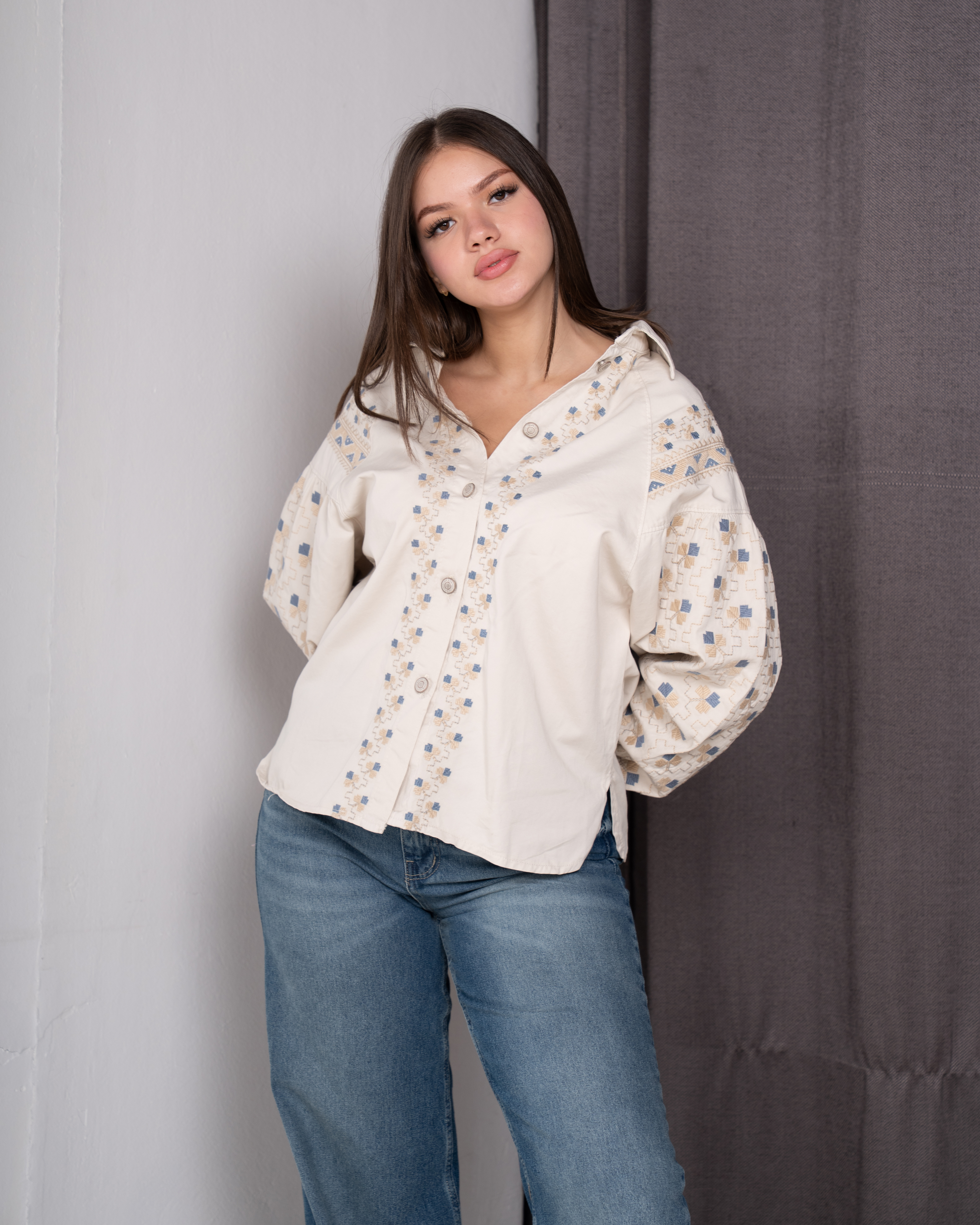 Beige Blouse
