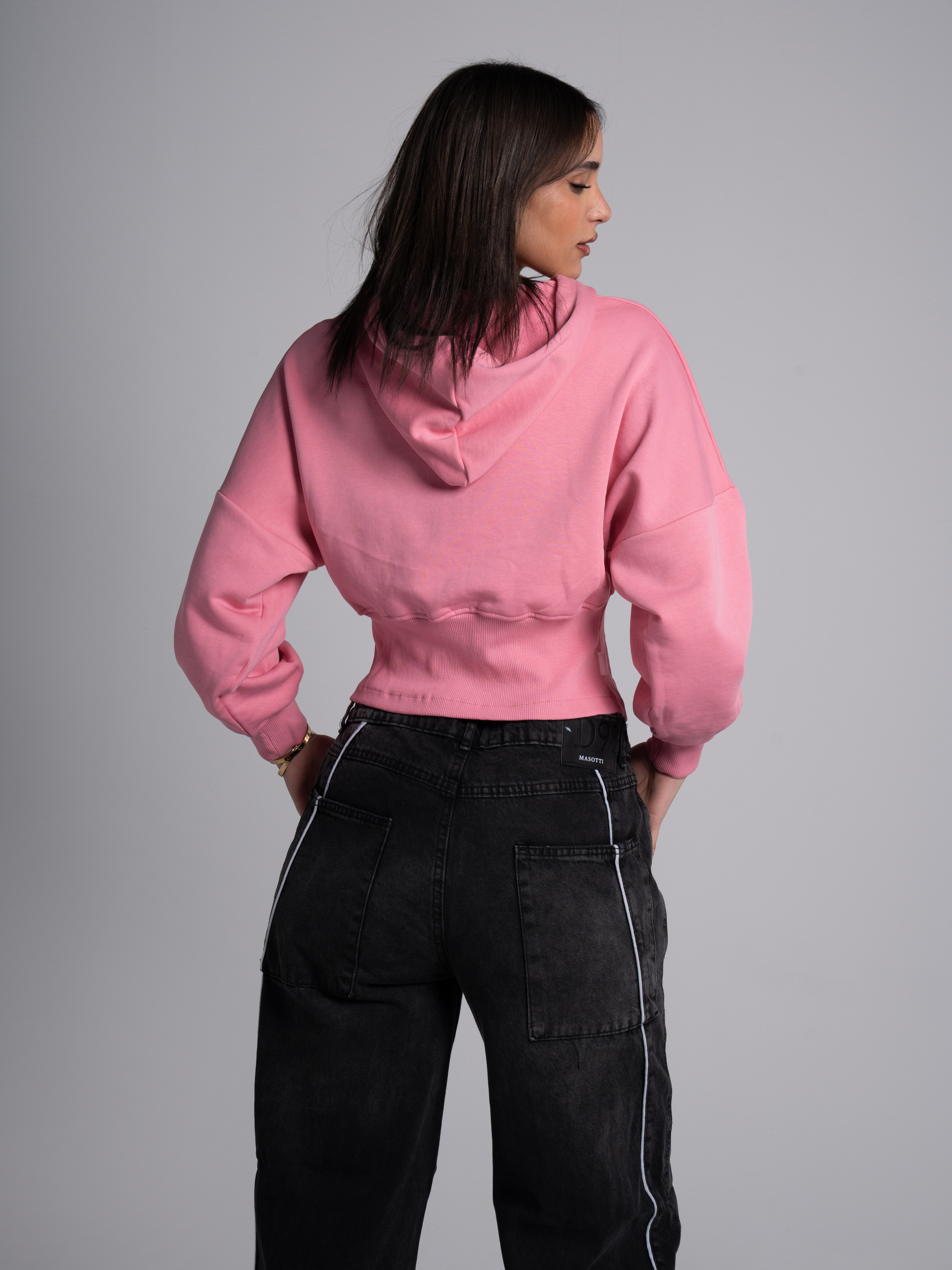 Zipper Sweatshirt with Hoodie