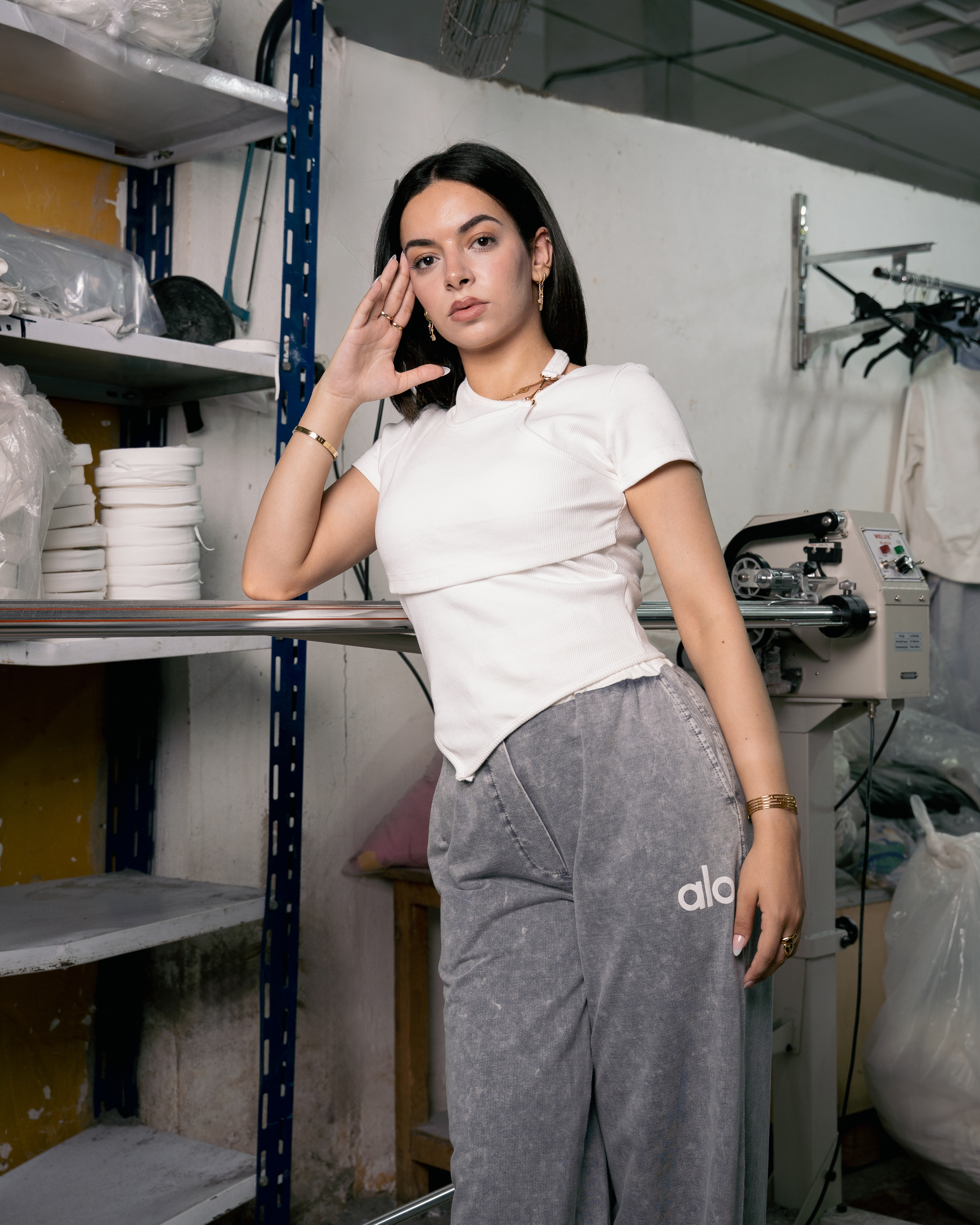 Half-sleeved T-shirt