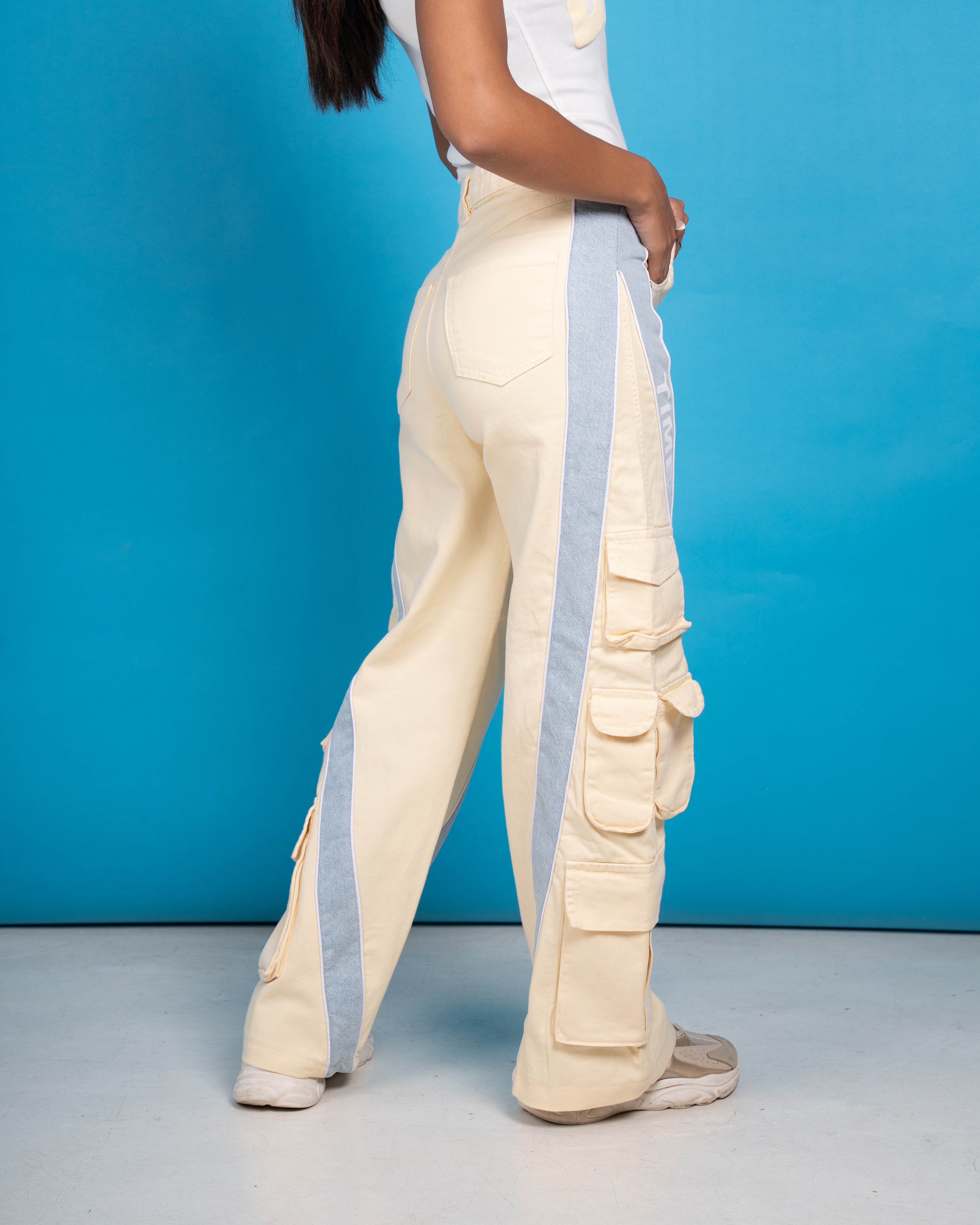 Line Jeans Cargo Jeans with Pockets