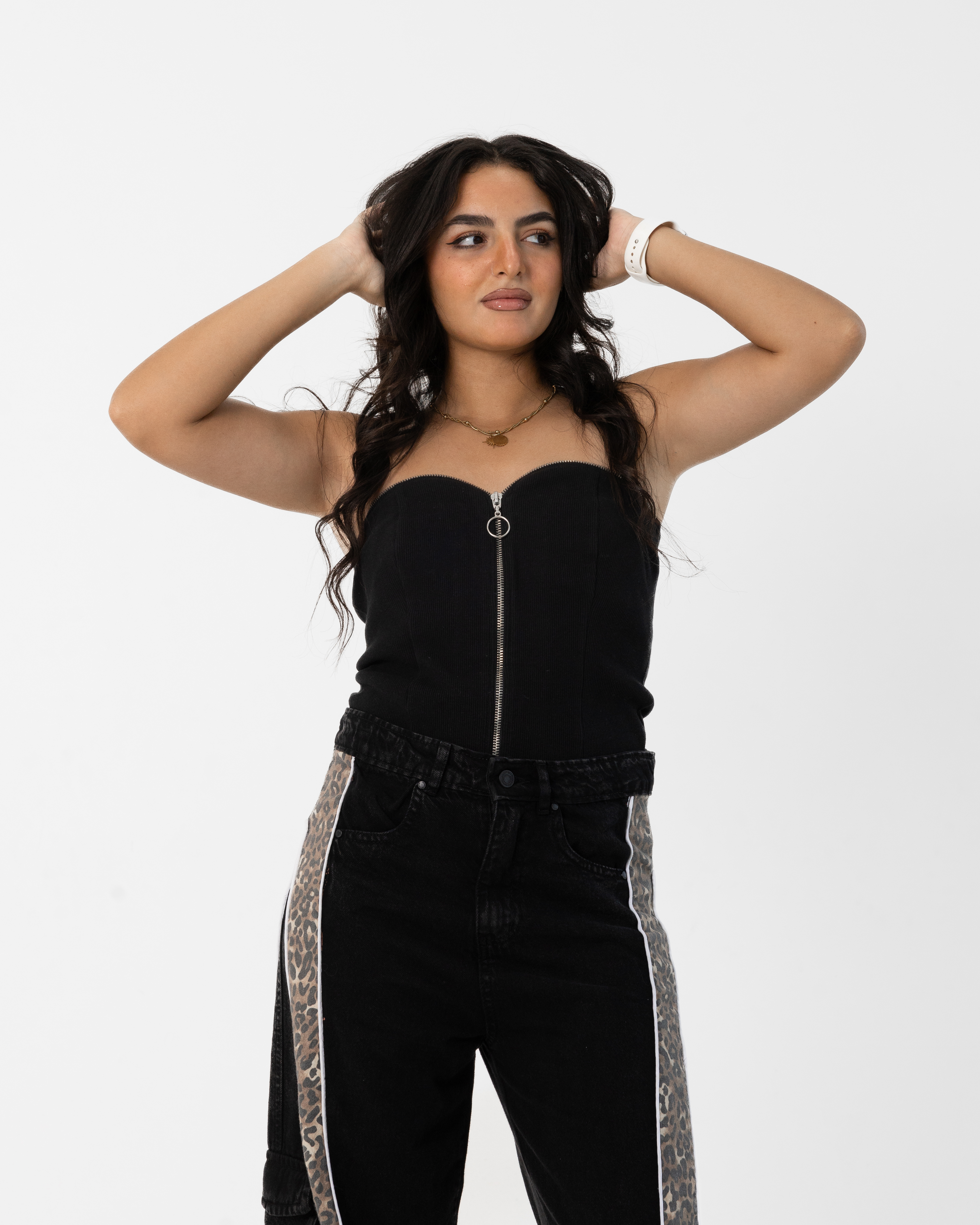 Crop Top Zipper