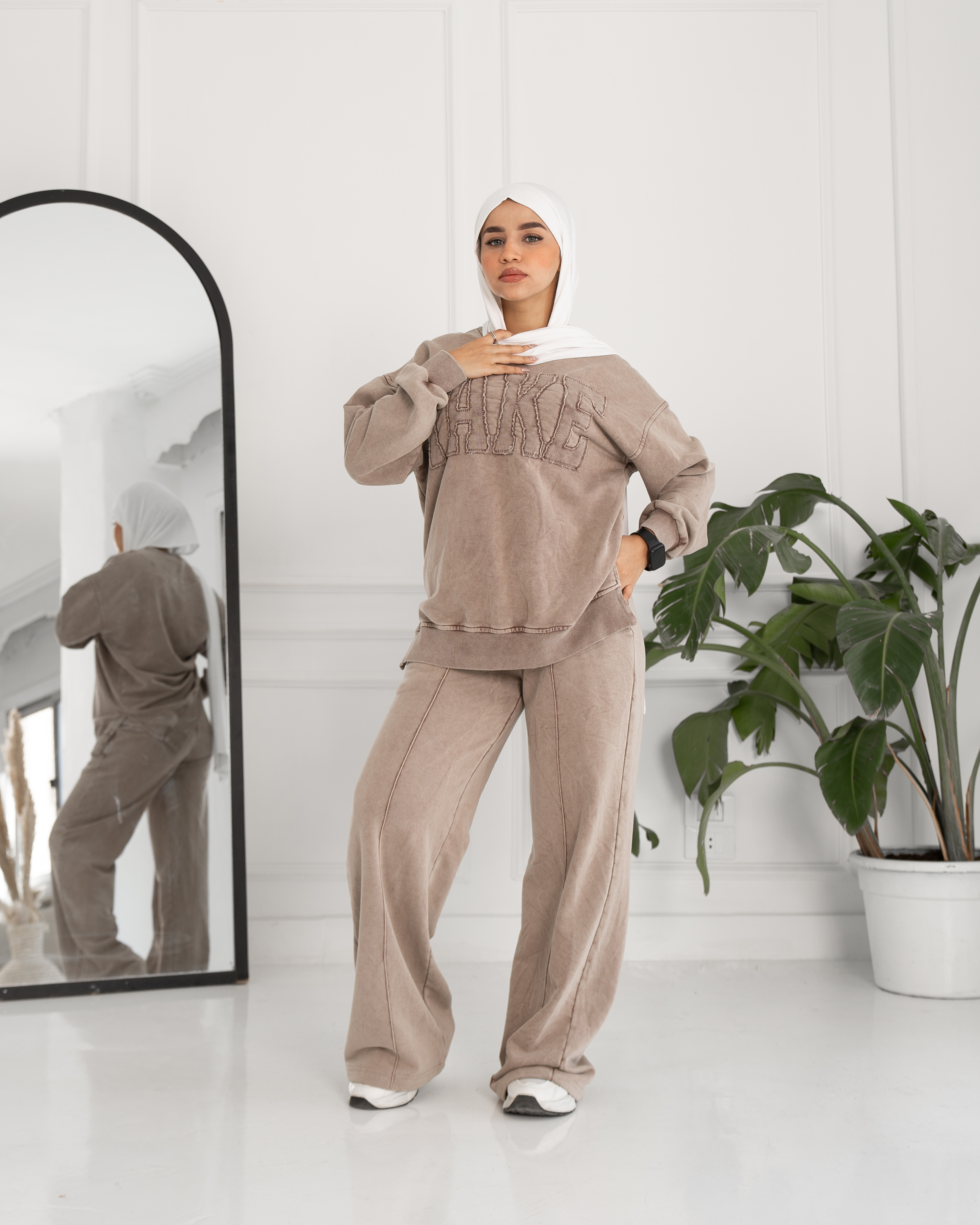 Milton double-waisted pants