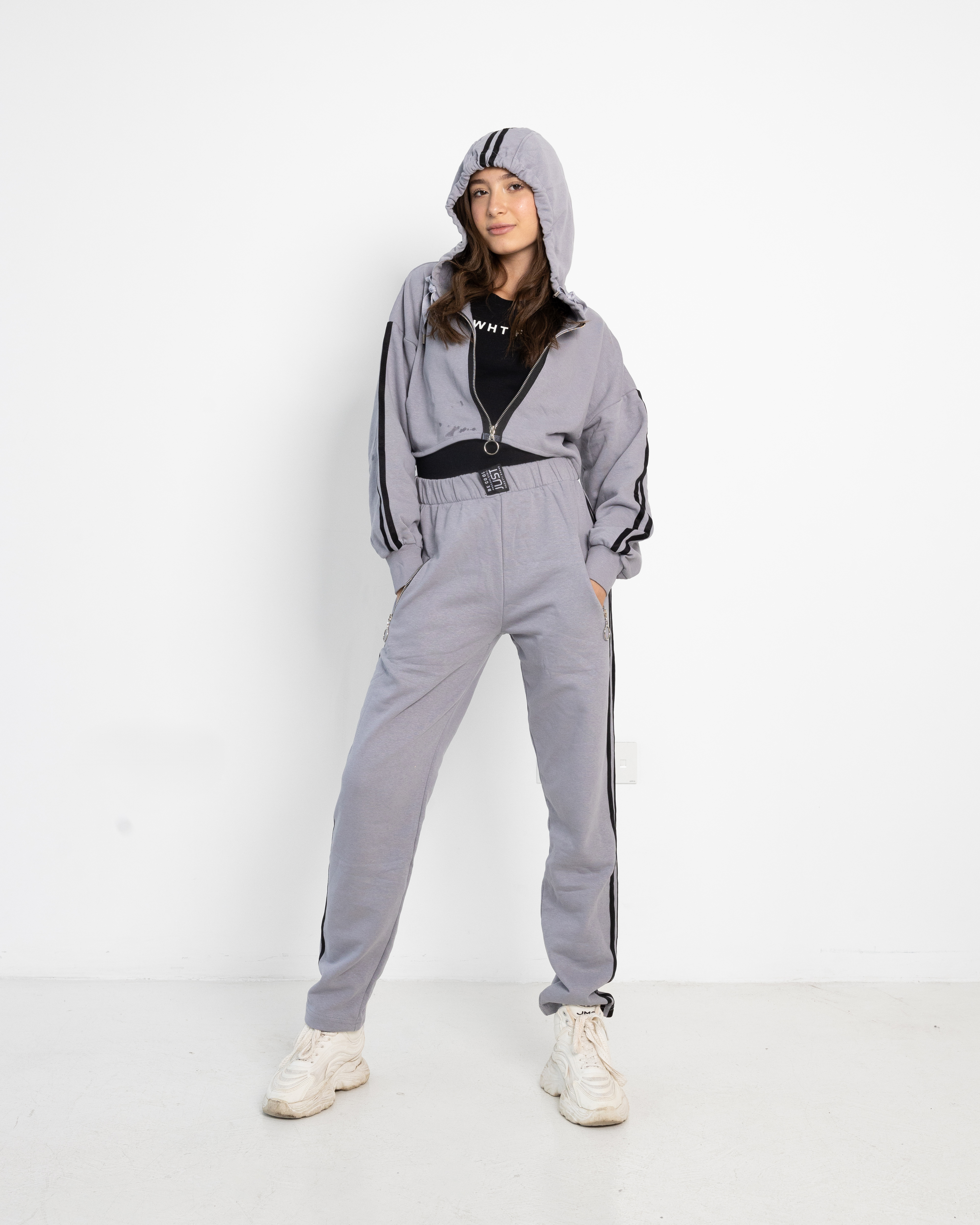 Melton Training Suit With Side Lines