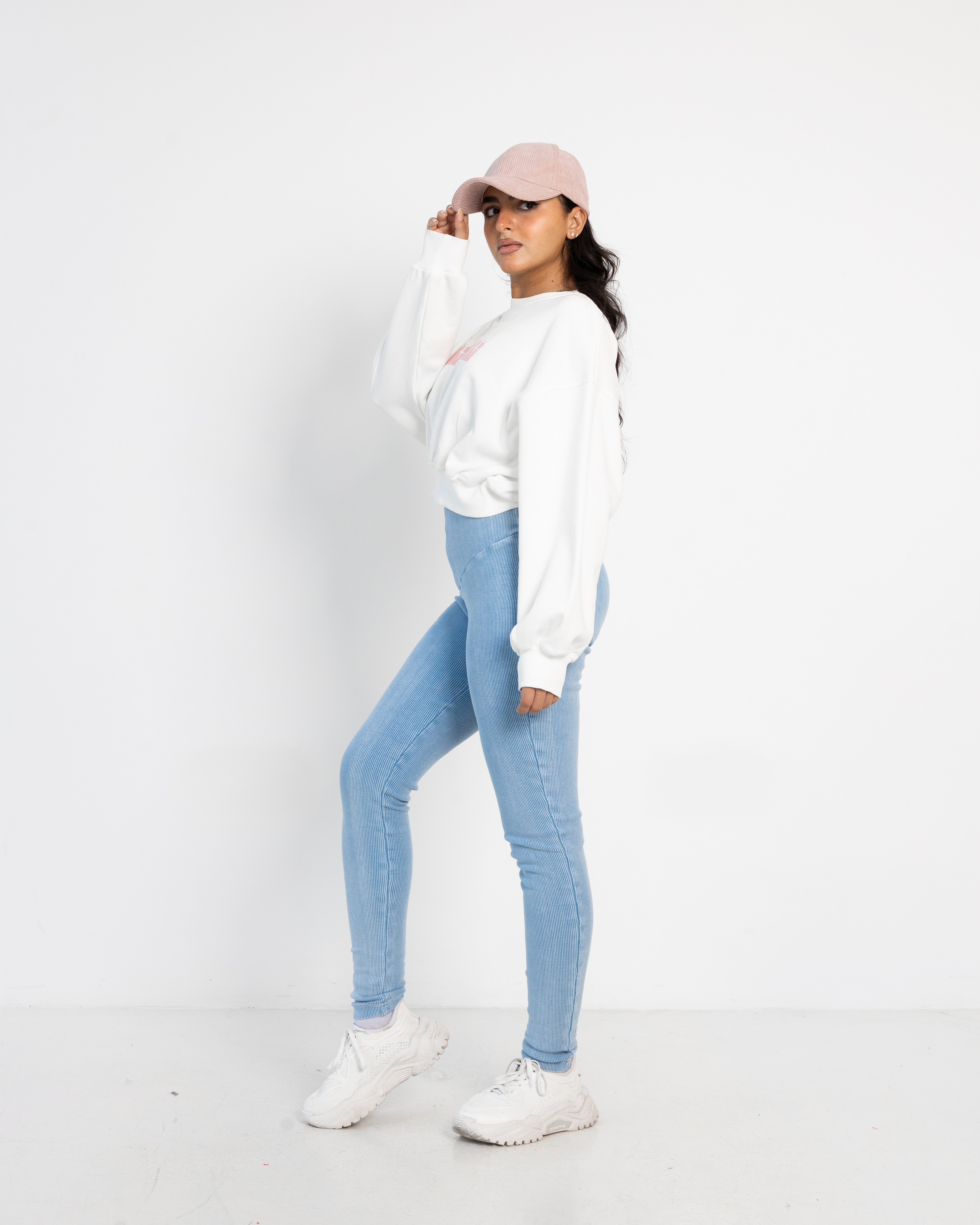Melton Sweatshirt With Chest Print