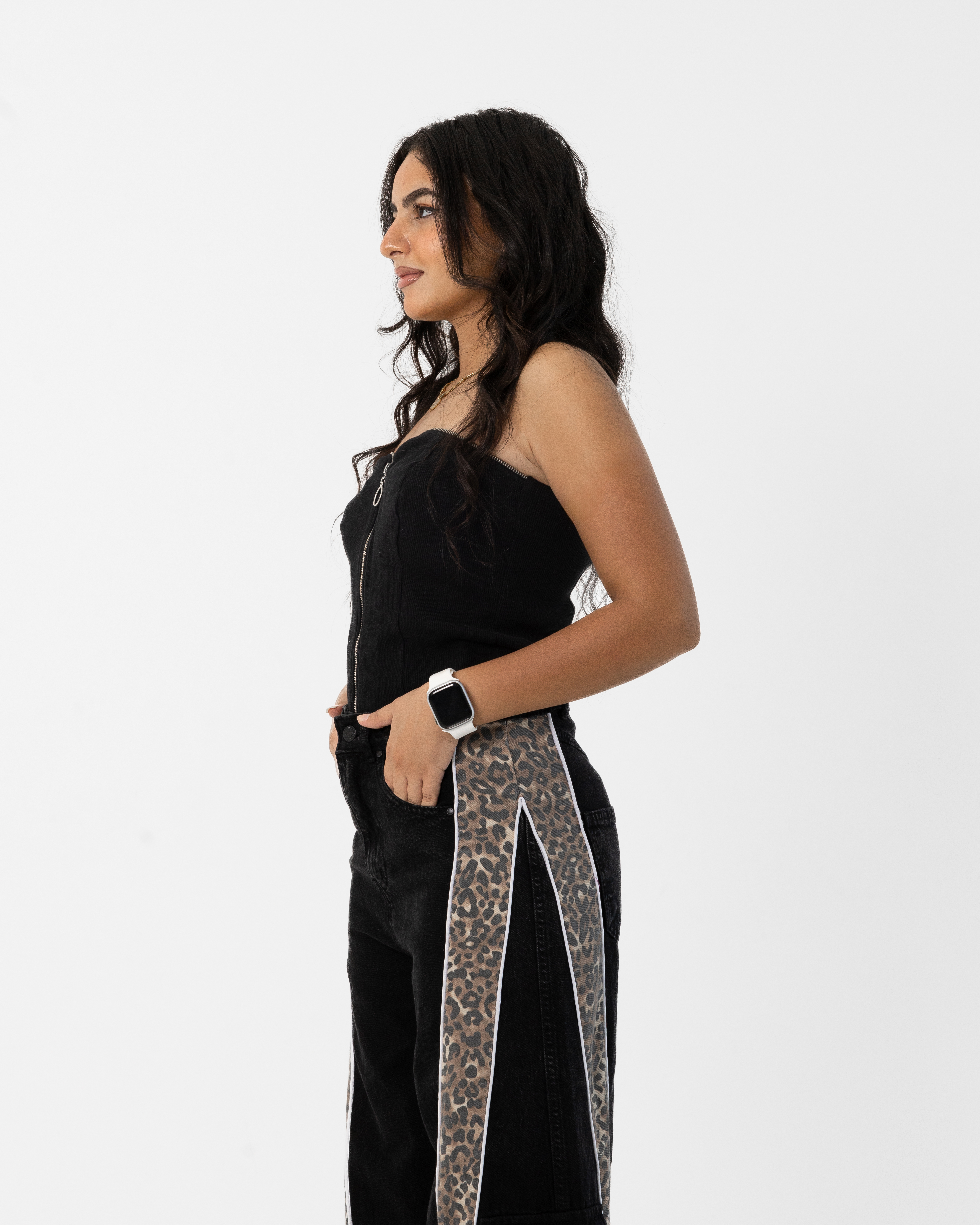 Crop Top Zipper