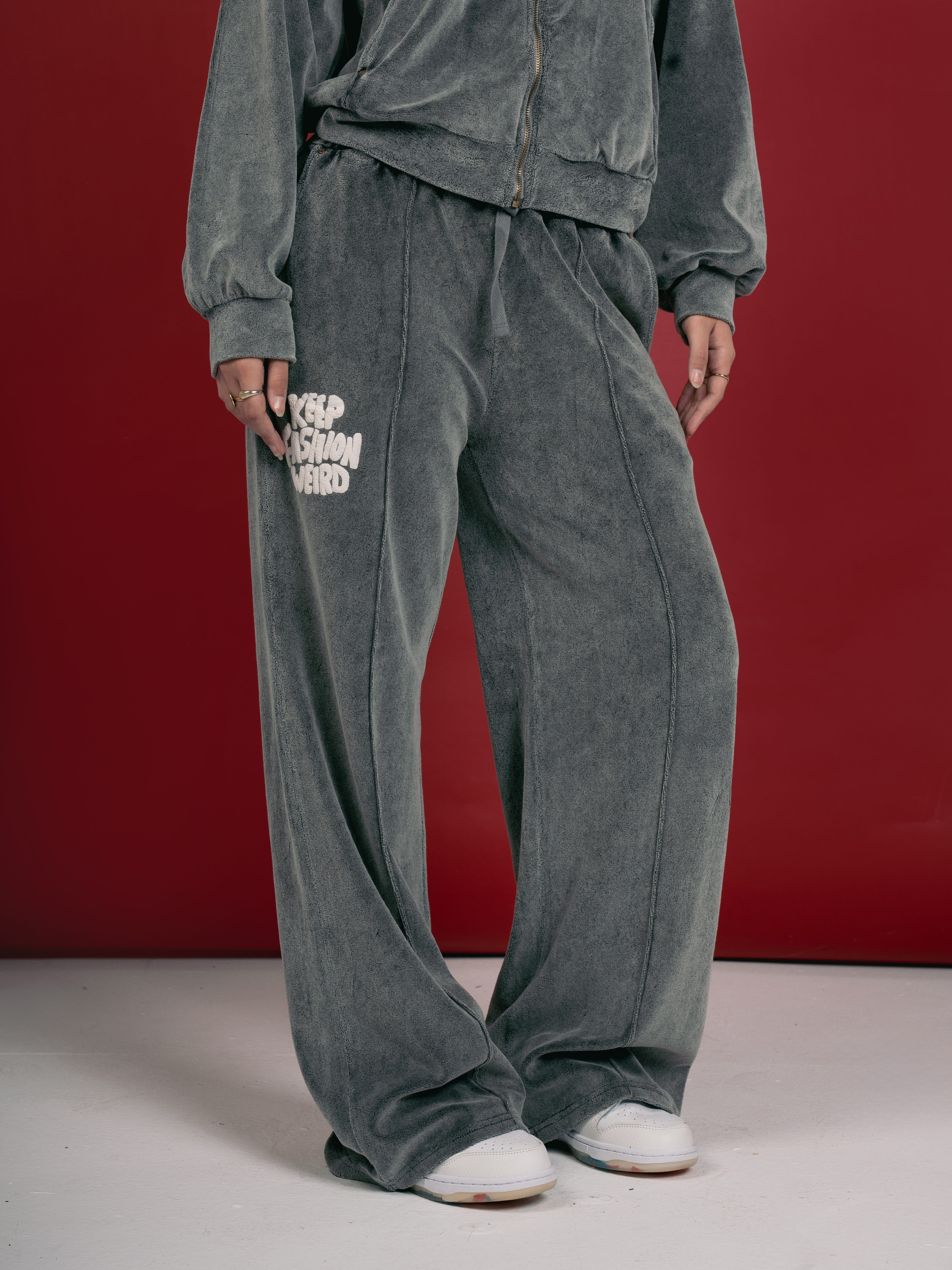 Gray stoned  Set with Print