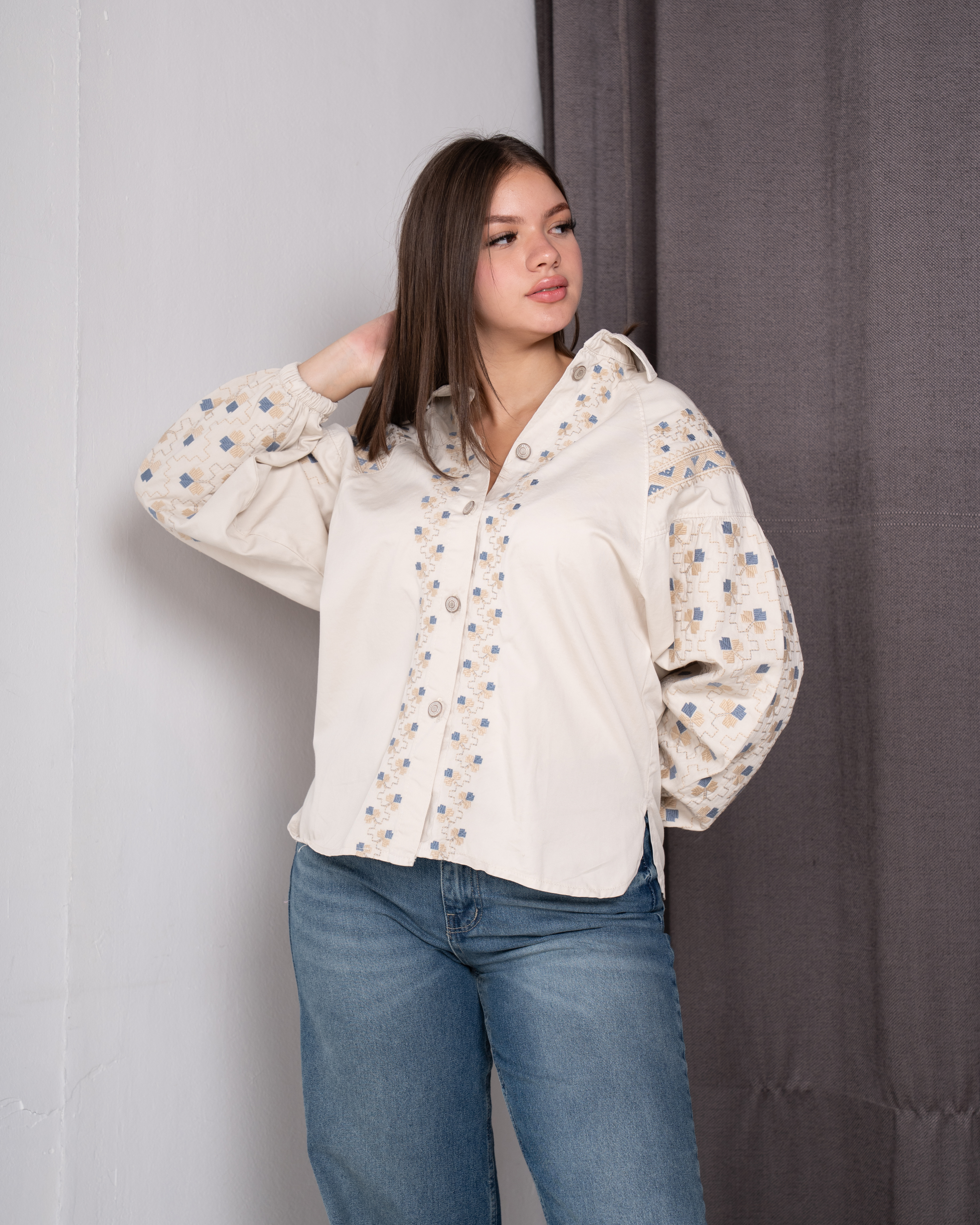 Beige Blouse
