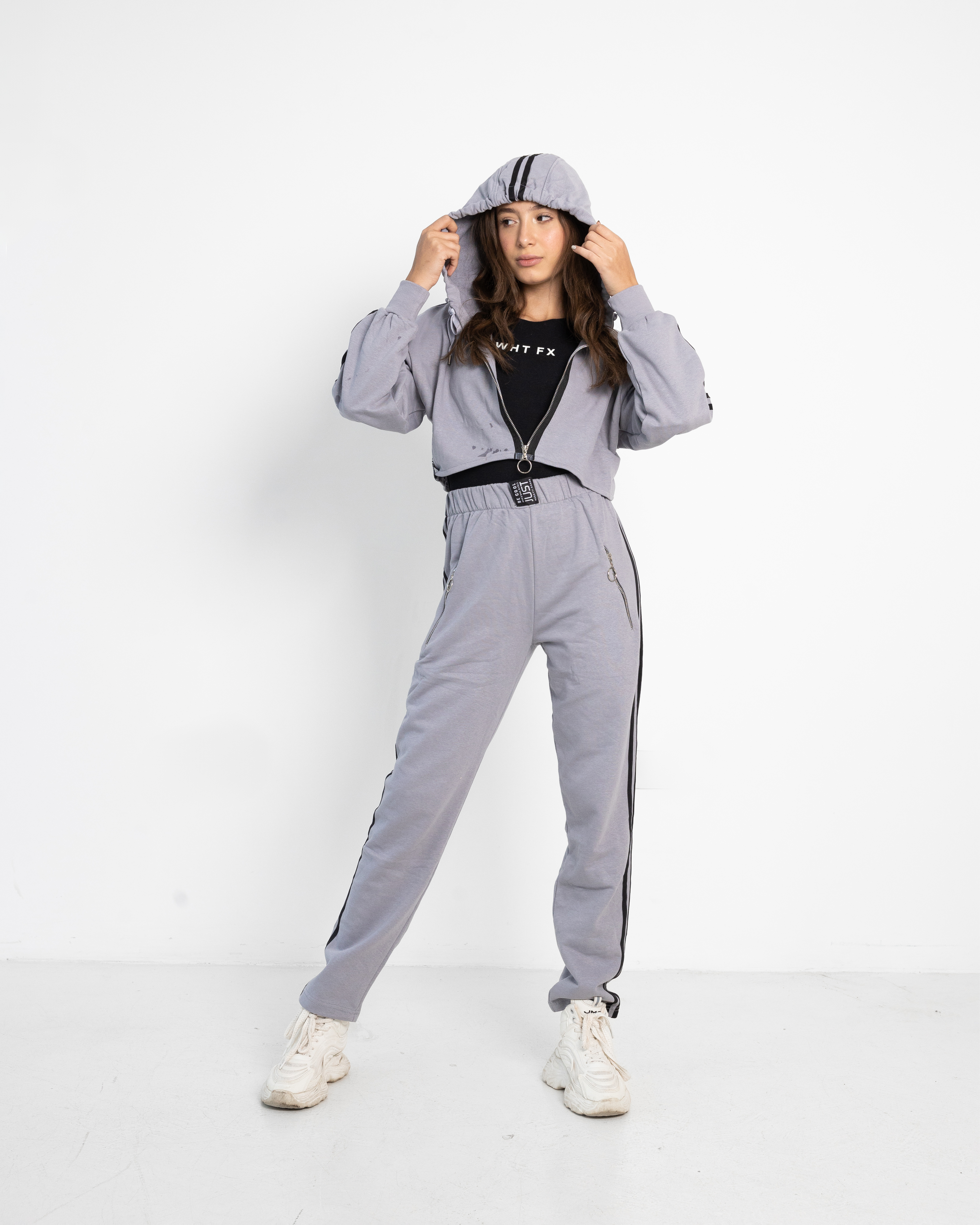 Melton Training Suit With Side Lines