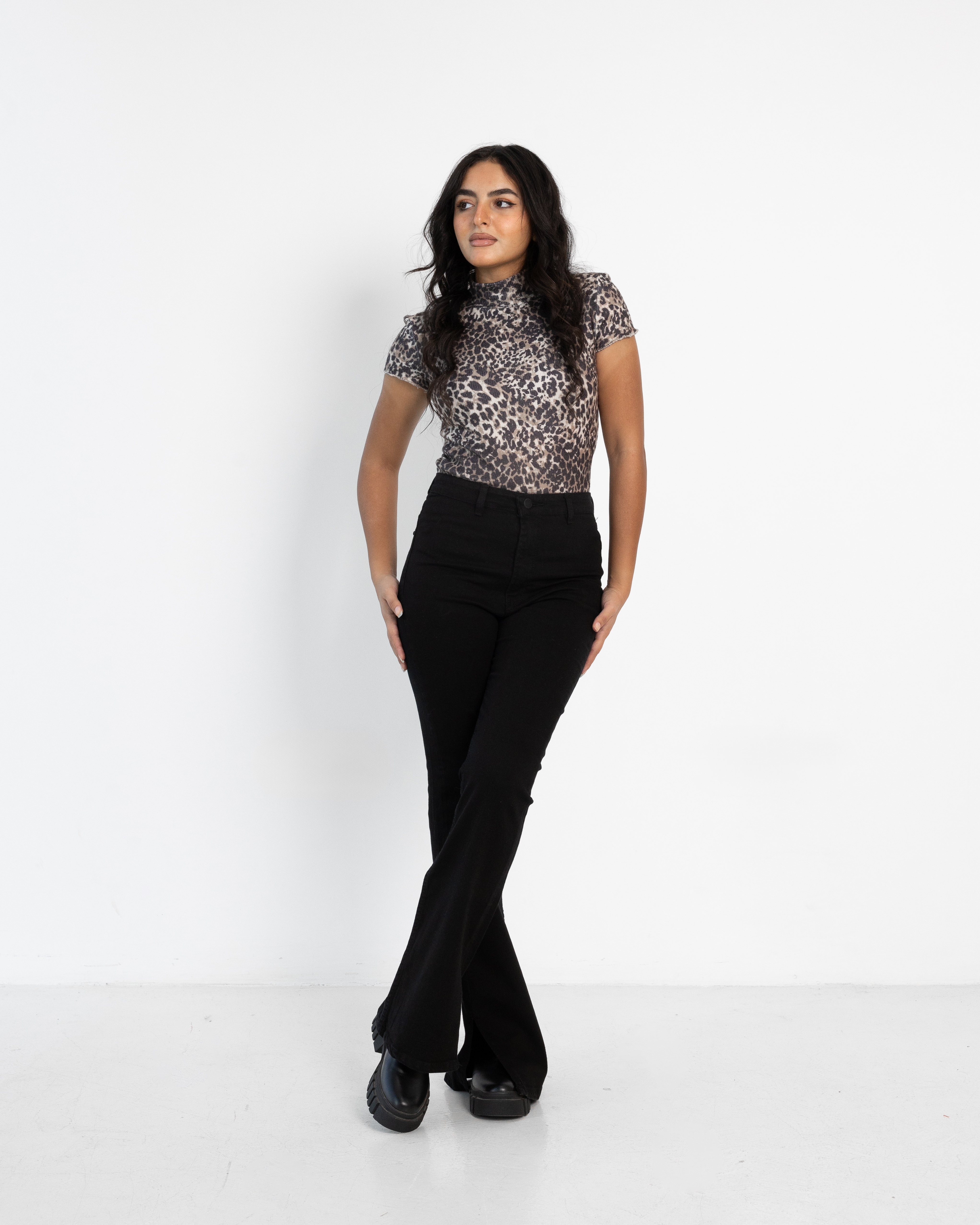 Tiger Half Sleeve Tricot T-Shirt