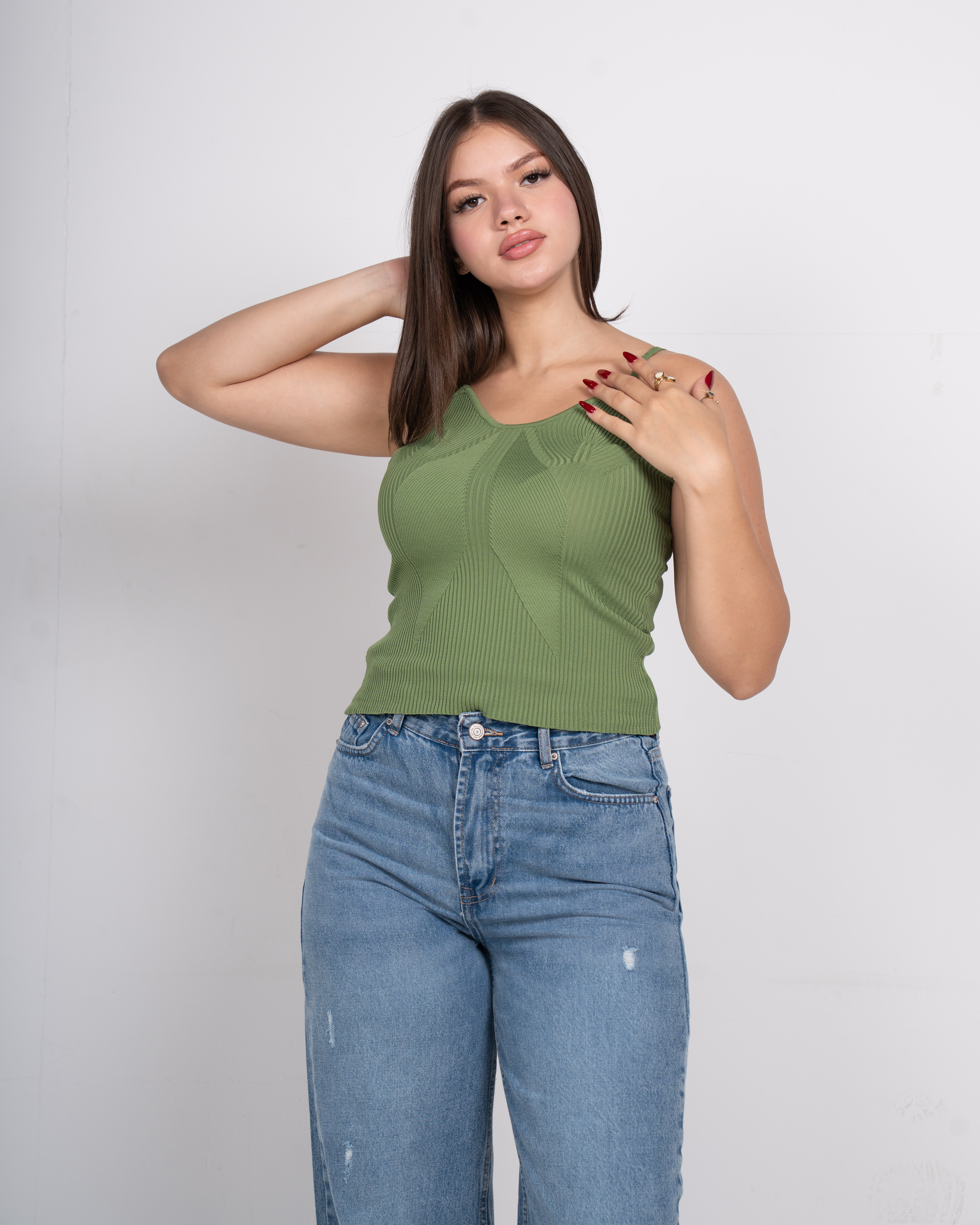 Wide-leg jeans, cuting