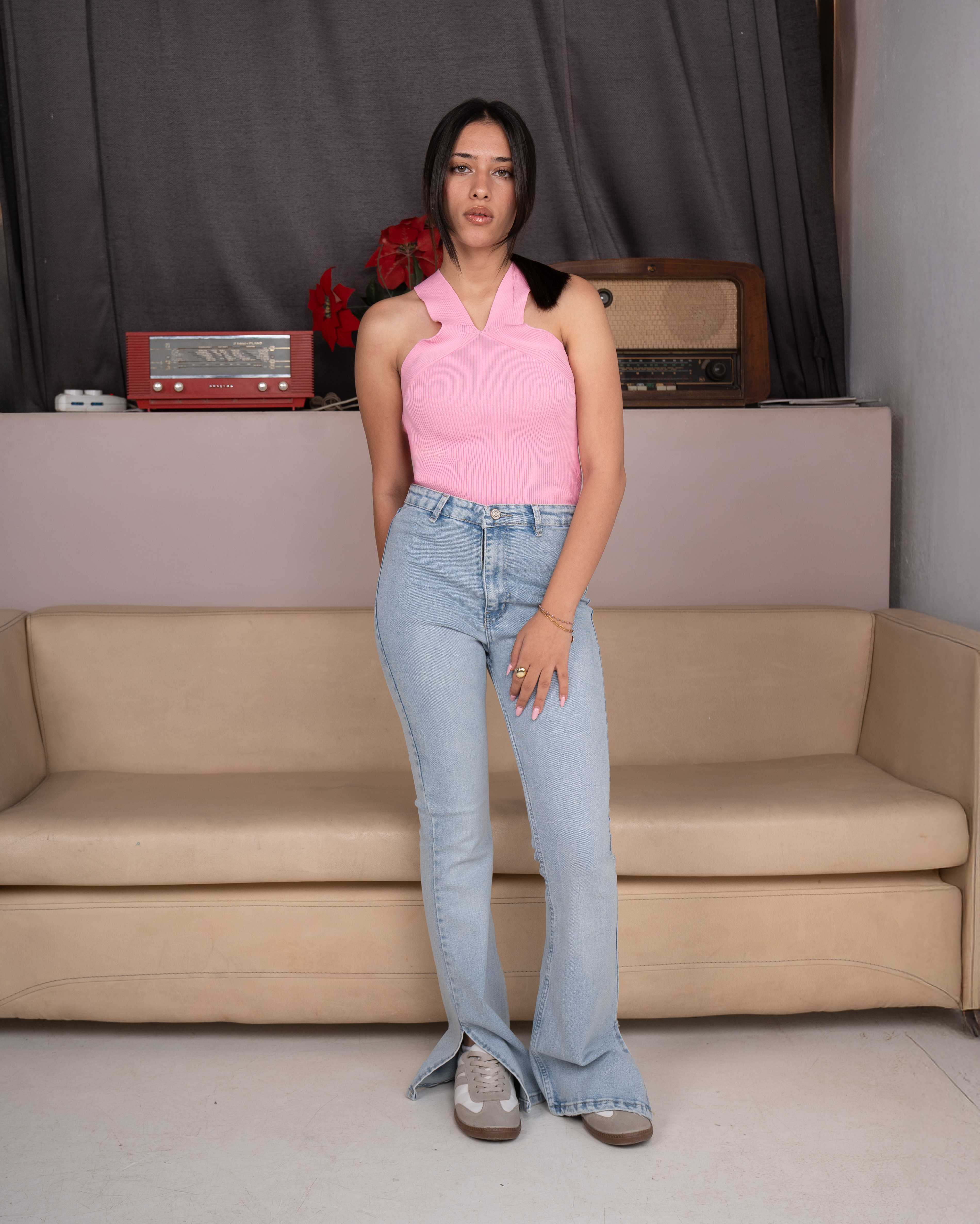 Chalston slit jeans