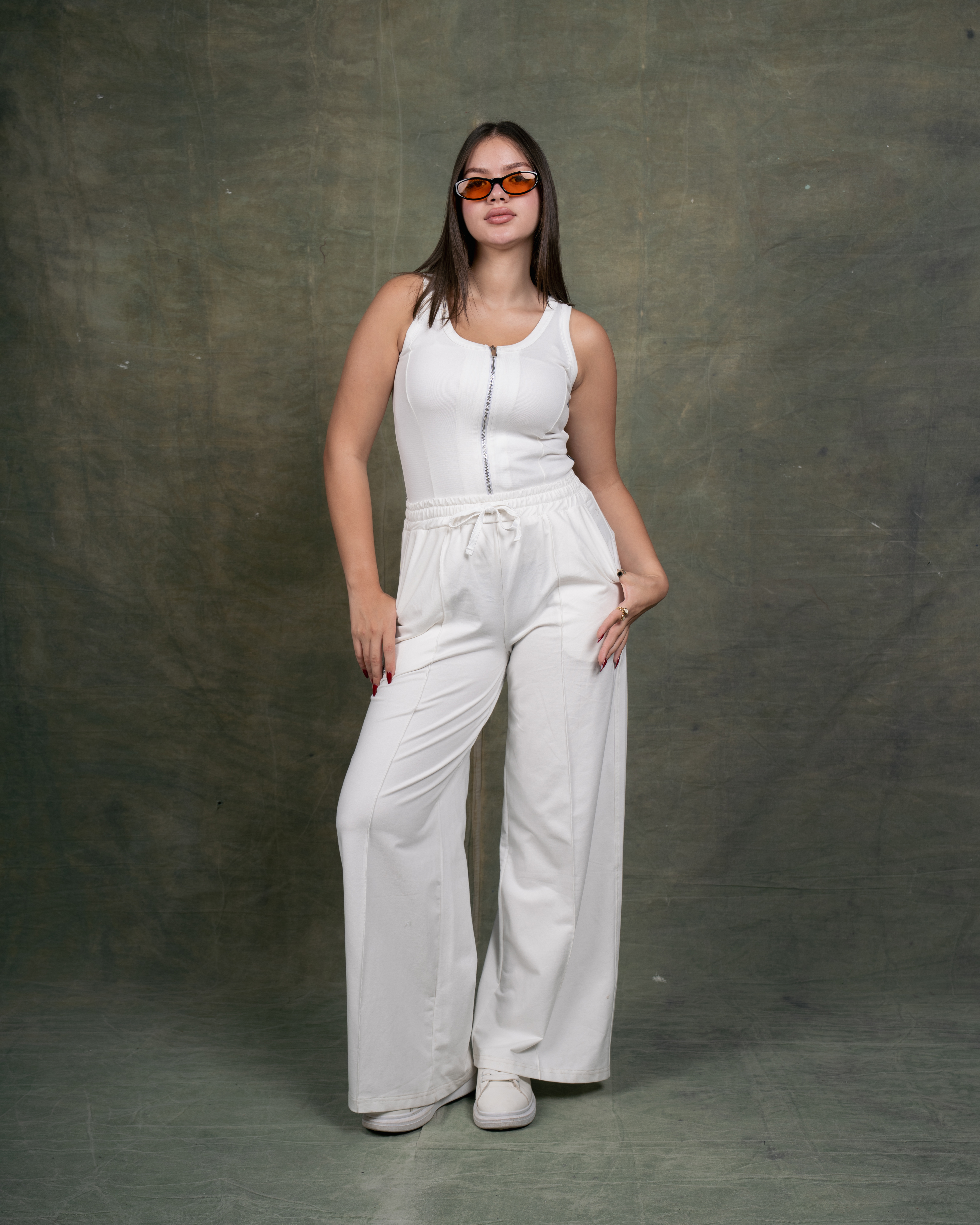 Zippered jumpsuit