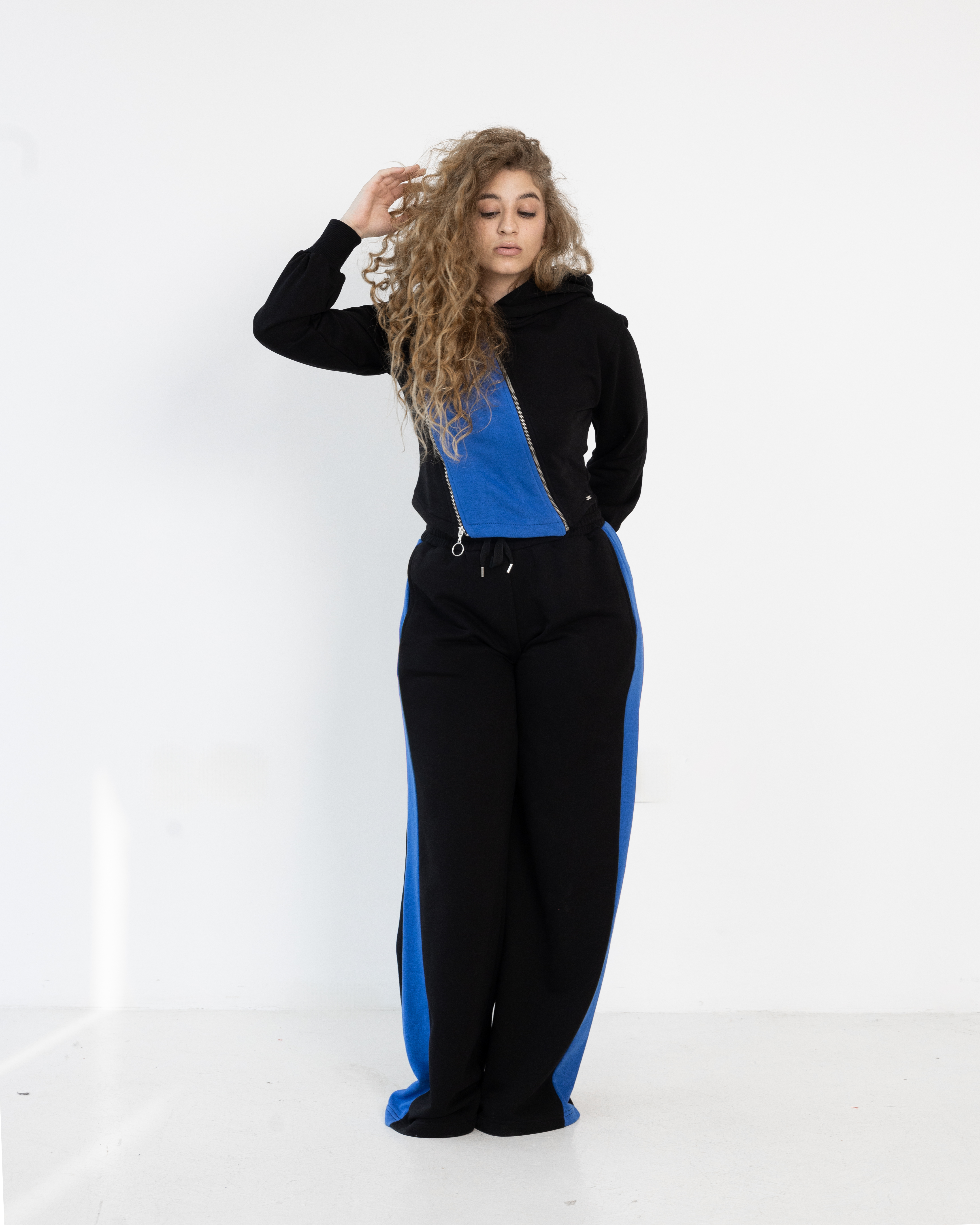 Melton Training Suit With Zipper