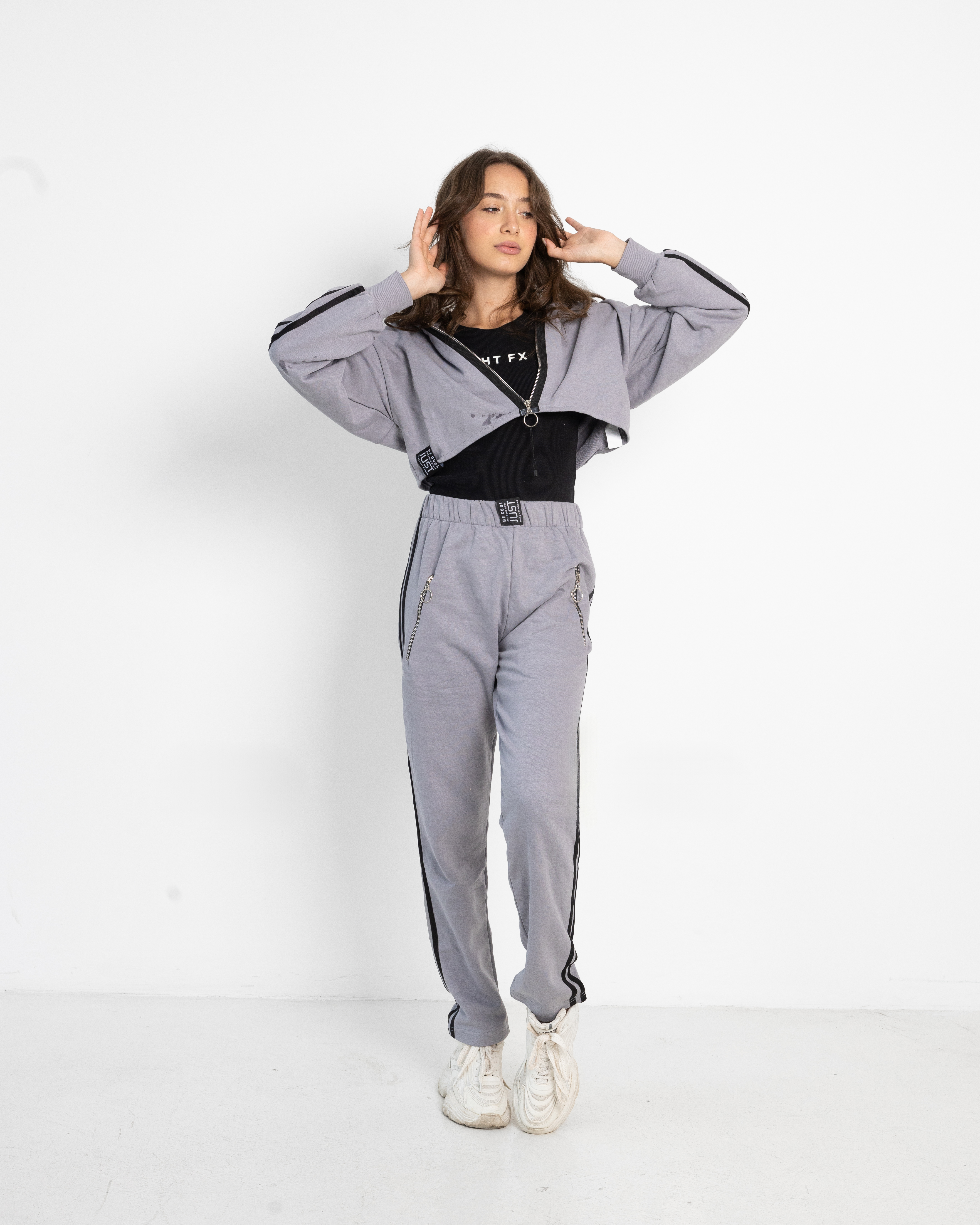 Melton Training Suit With Side Lines