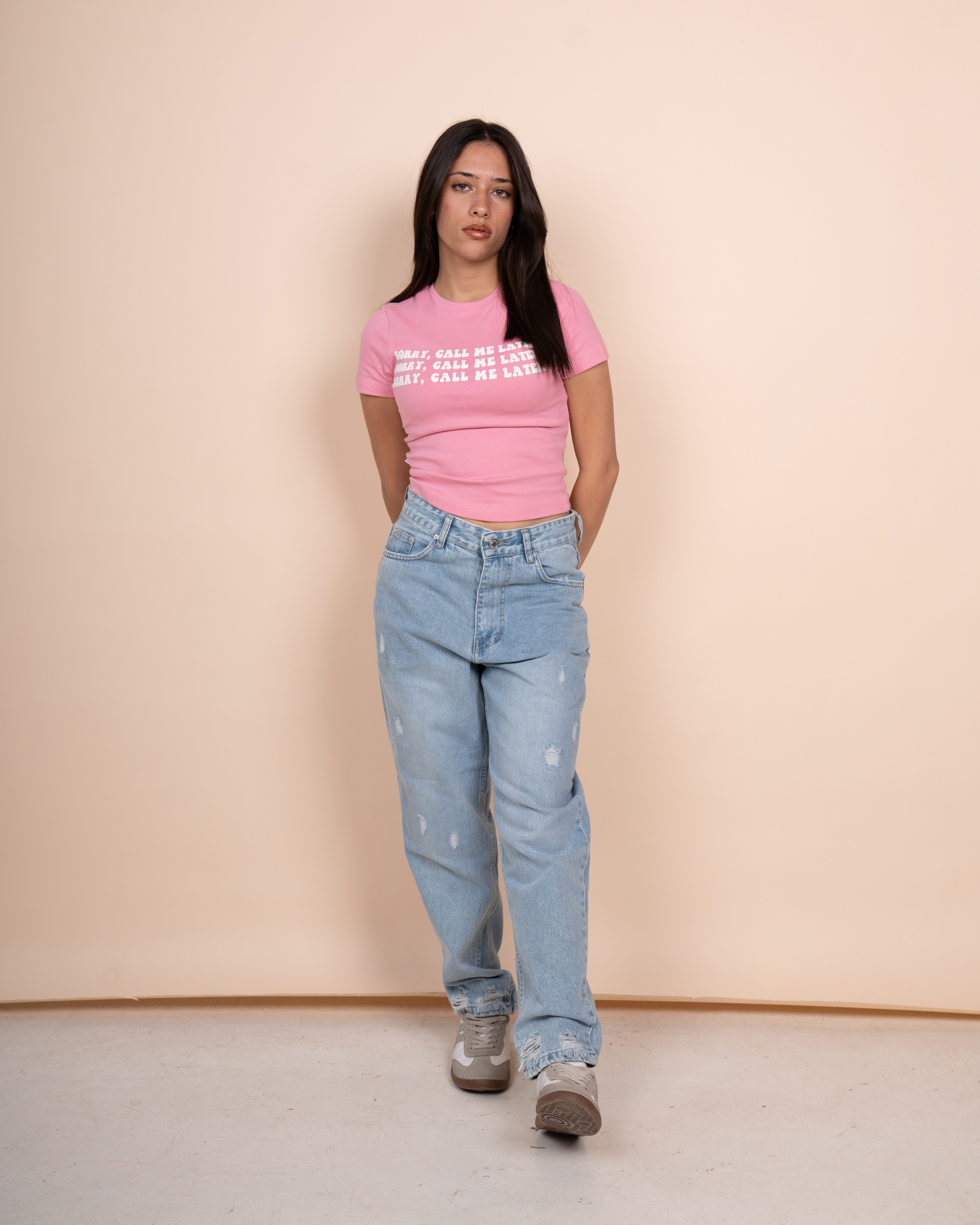 Printed half-sleeve T-shirt 