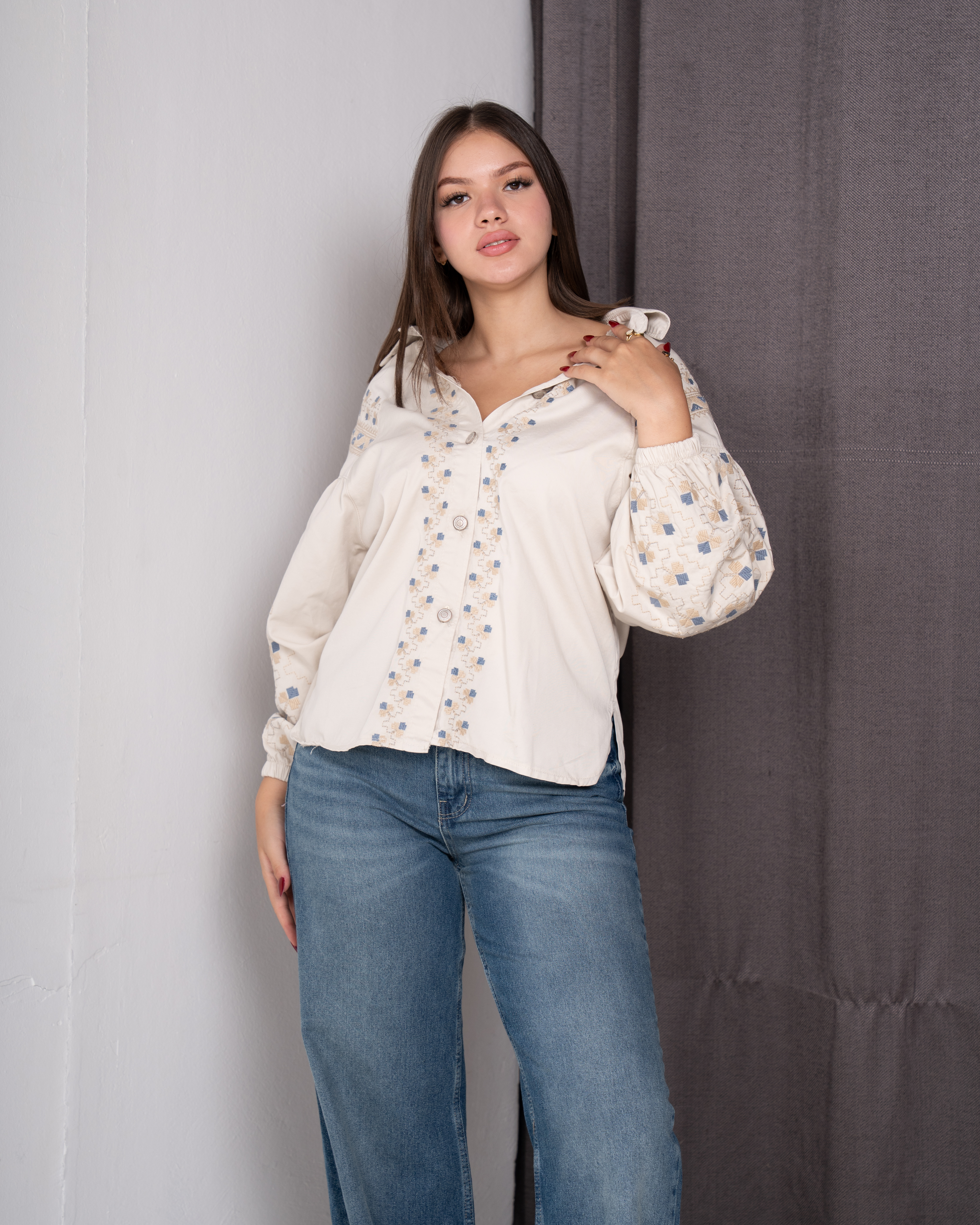 Beige Blouse