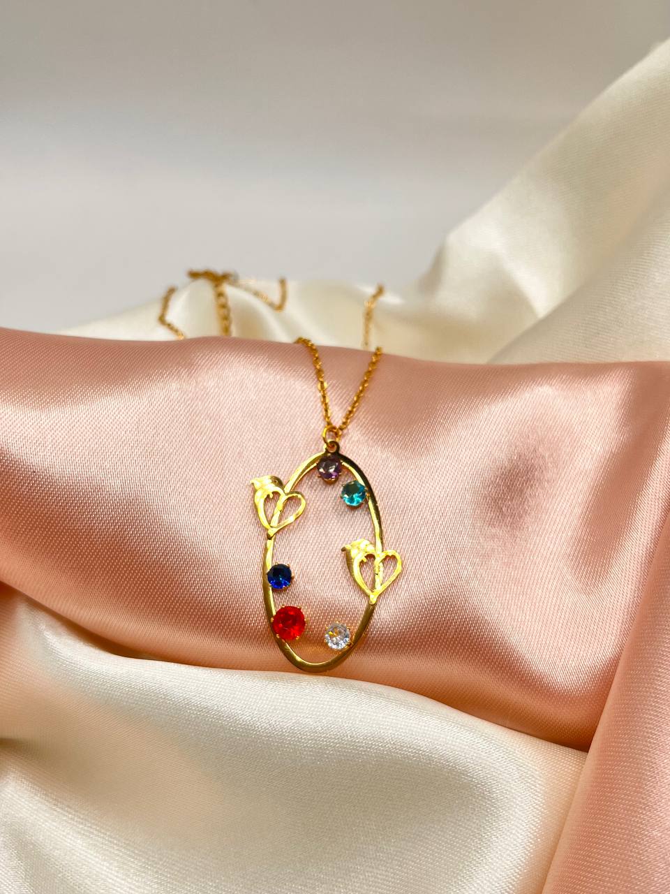 Gold Heart Pendant Necklace