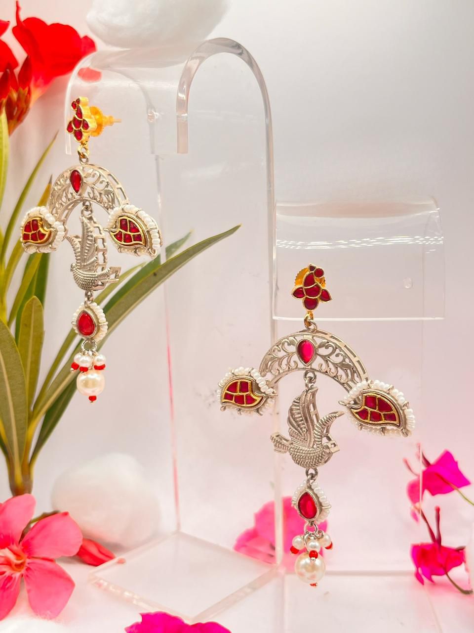 Handcrafted Silver Dangler Earrings