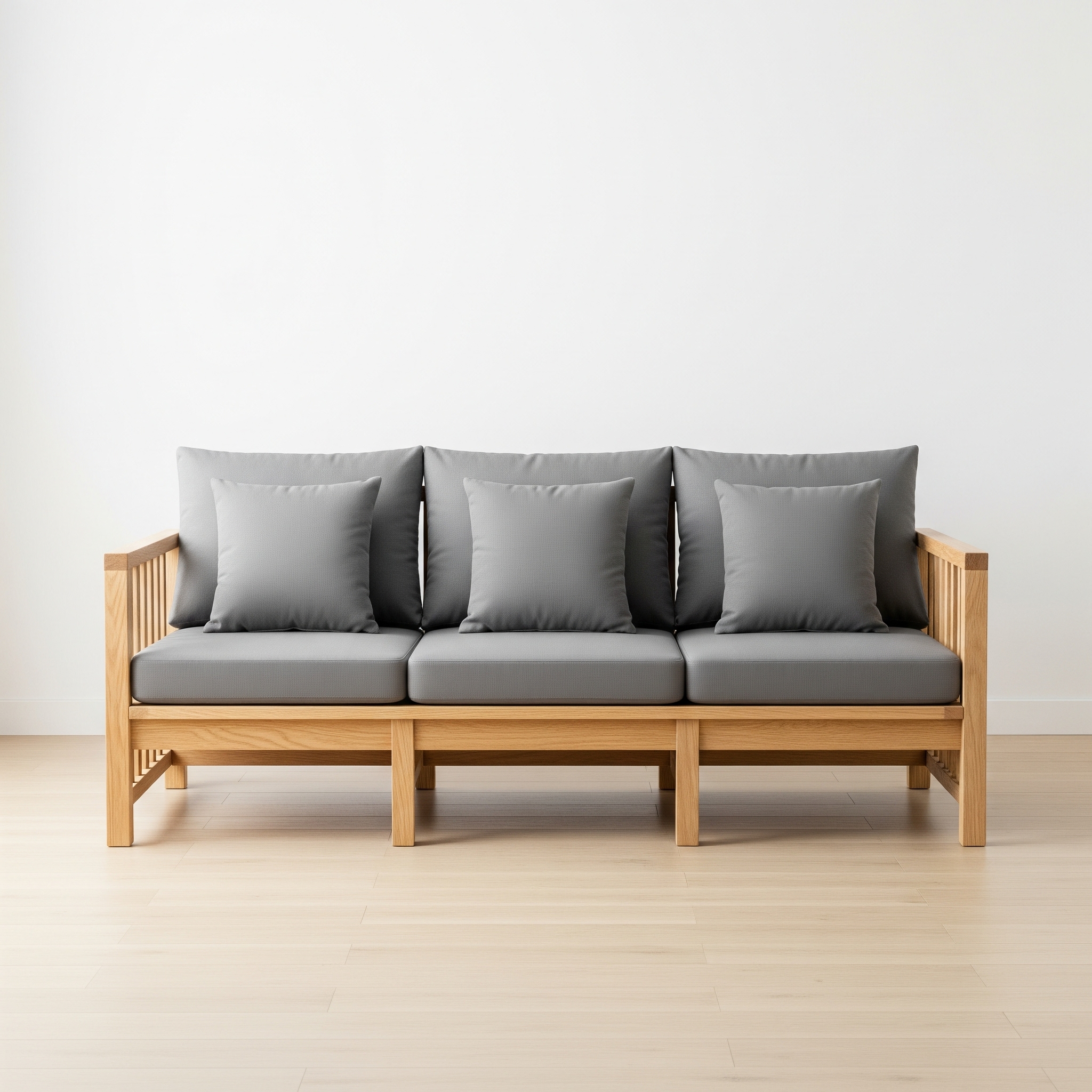 Oslo Scandinavian Teak  1-3 Seater Sofa