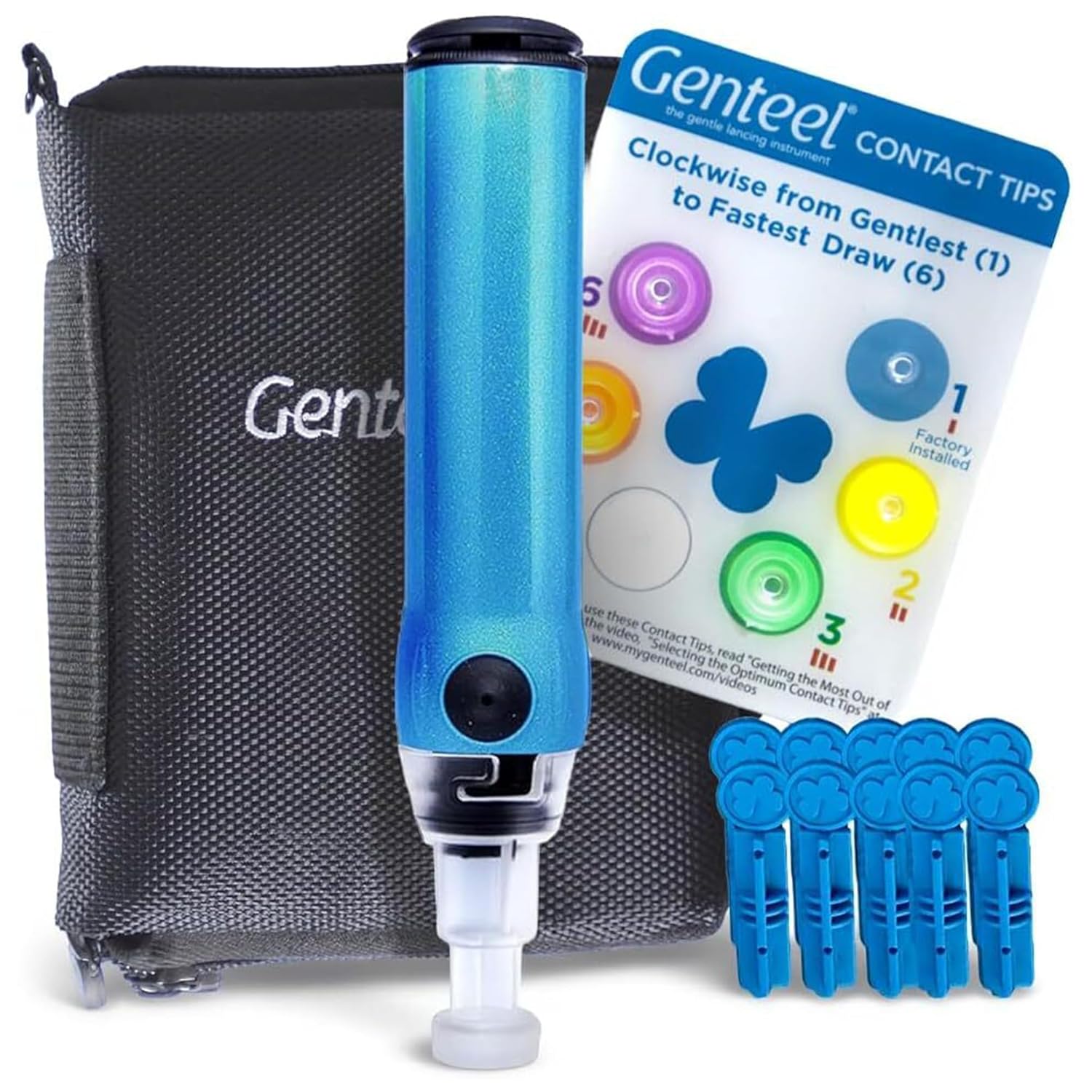 Genteel Plus Kit - Personal Lancing Device