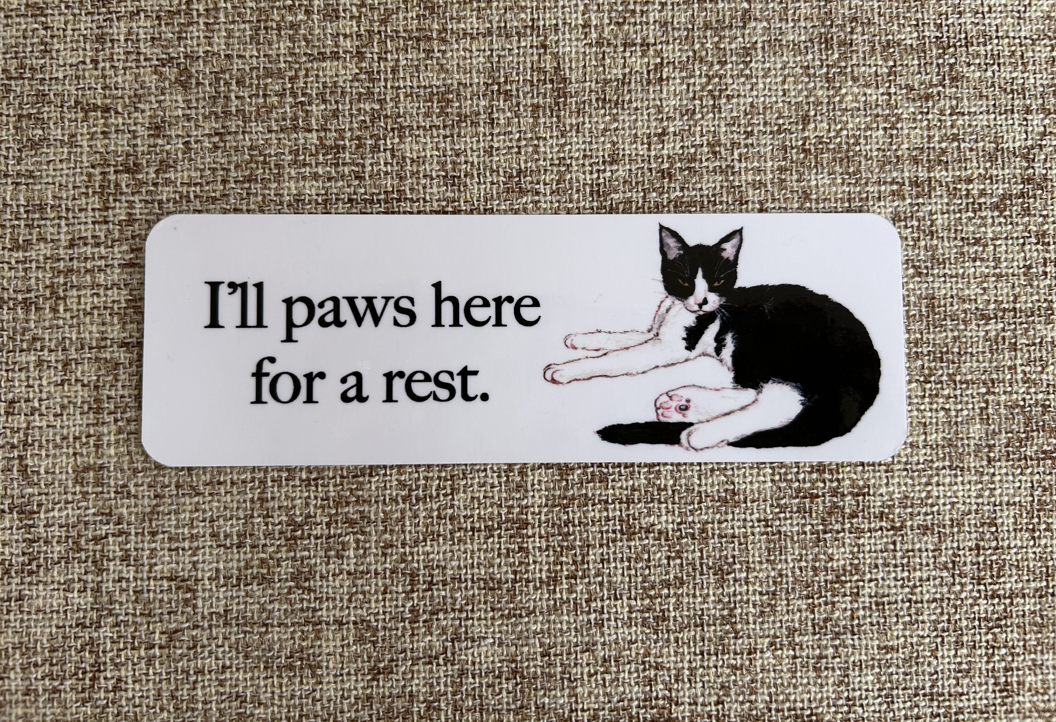 Suki Paws Bookmark
