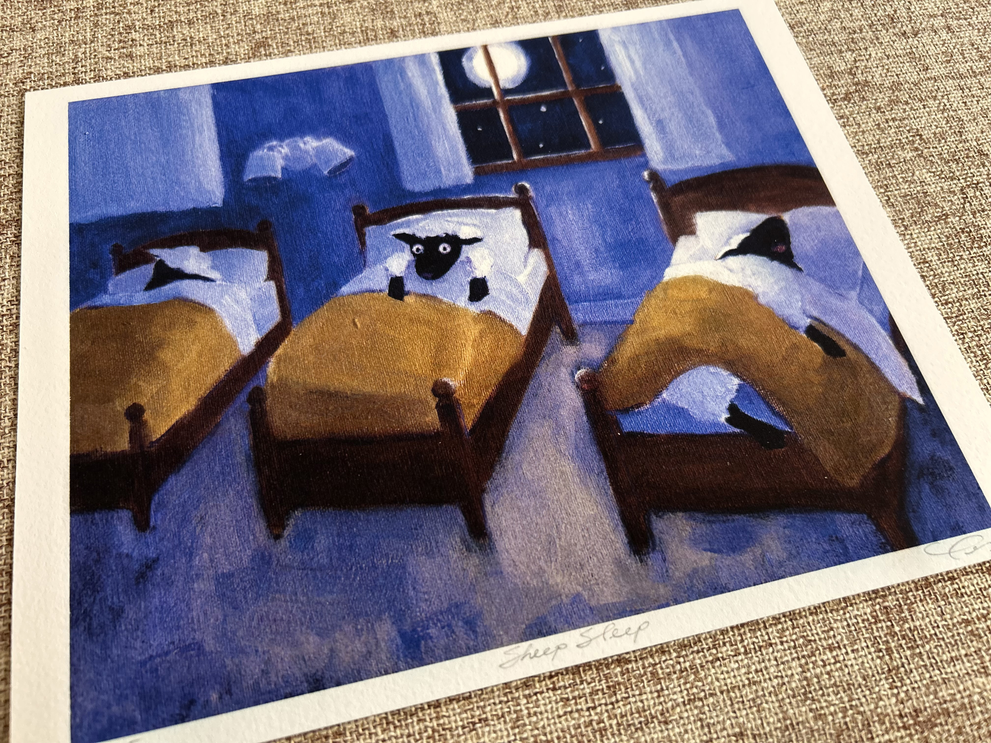 Sheep Sleep | Art Print