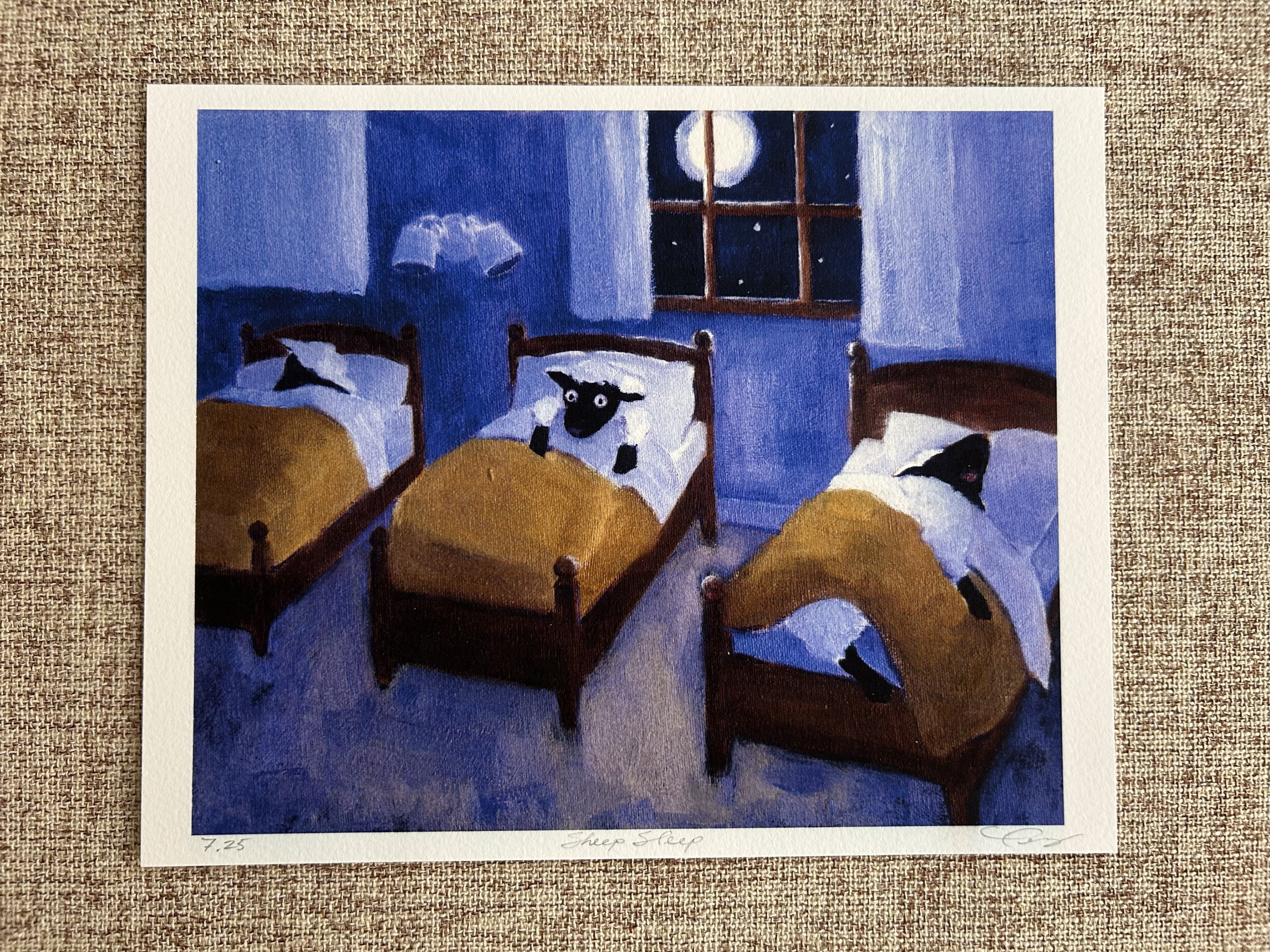 Sheep Sleep | Art Print