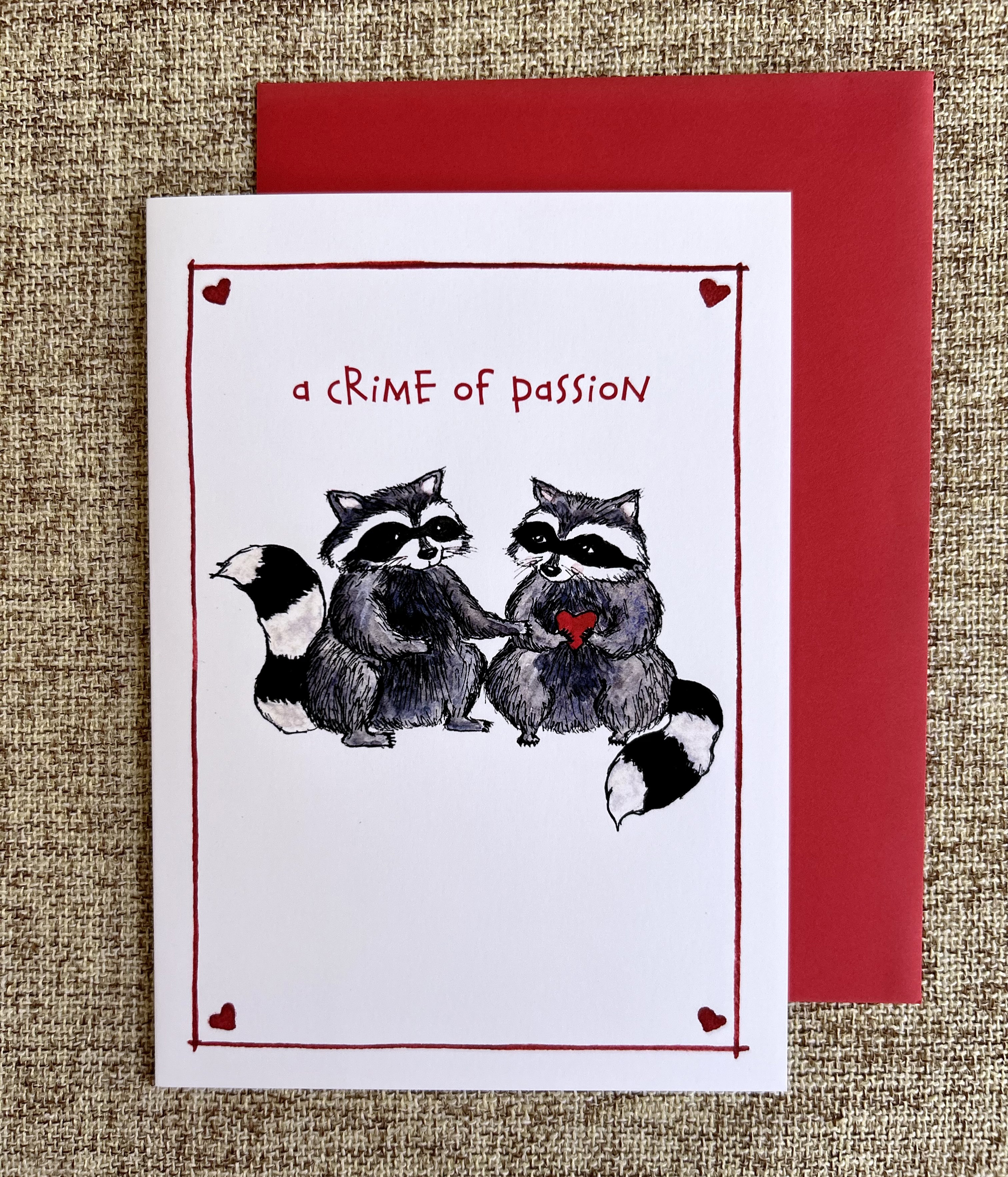 A Crime of Passion | Romantic Greeting Card