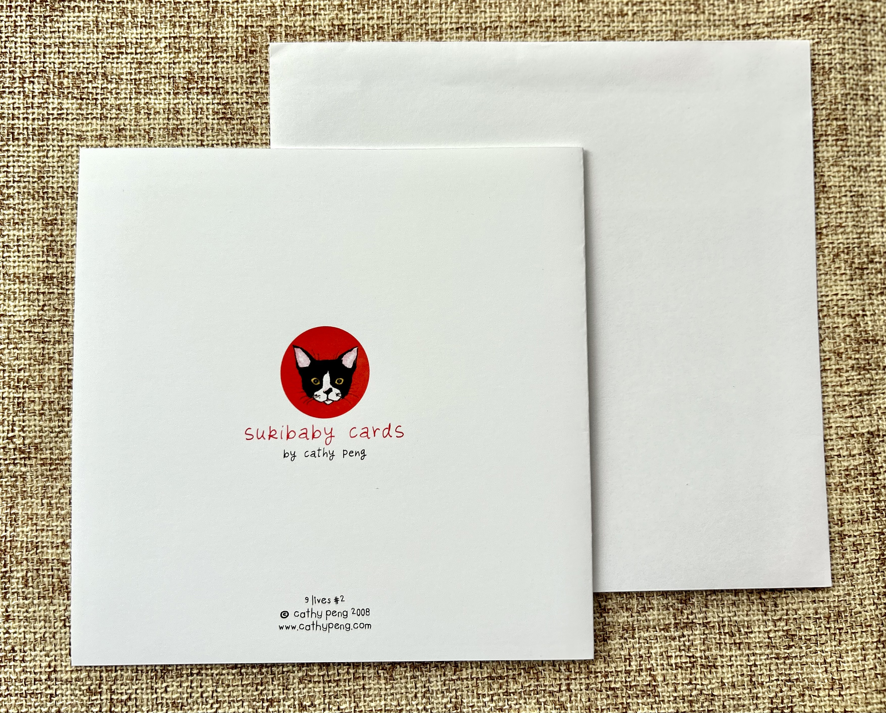Nine Lives #2 | Blank Greeting Card