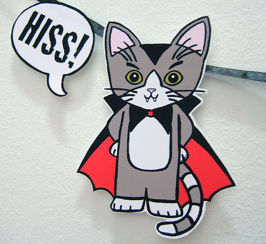 Halloween Kitties DIY Garland