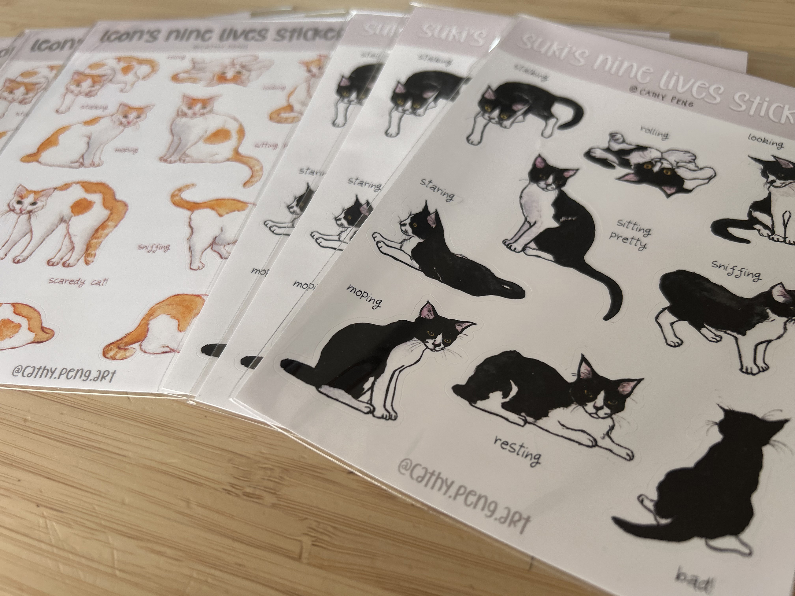 Suki's Nine Lives Sticker Sheet