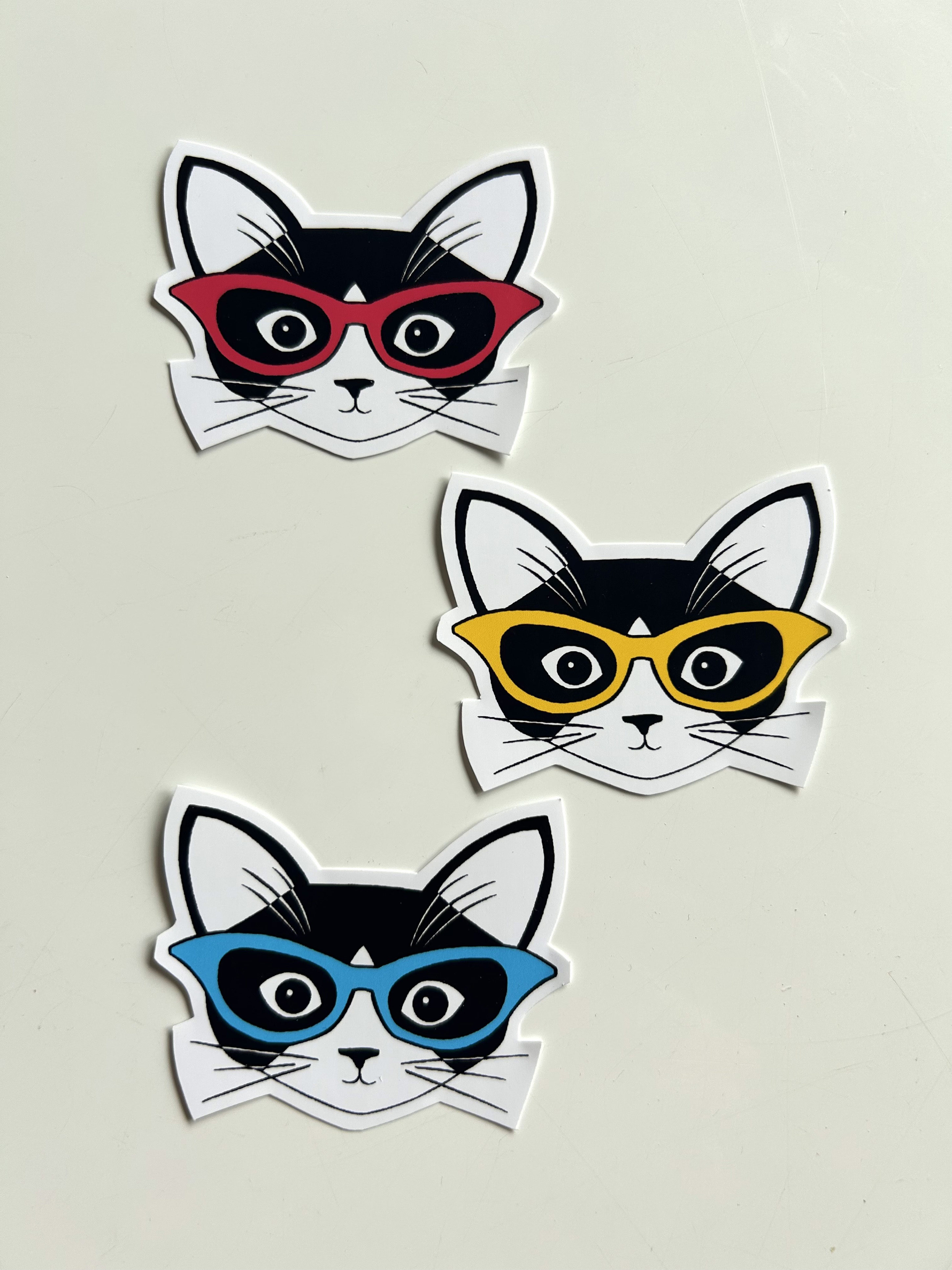 Clever Kitties Vinyl Sticker Set
