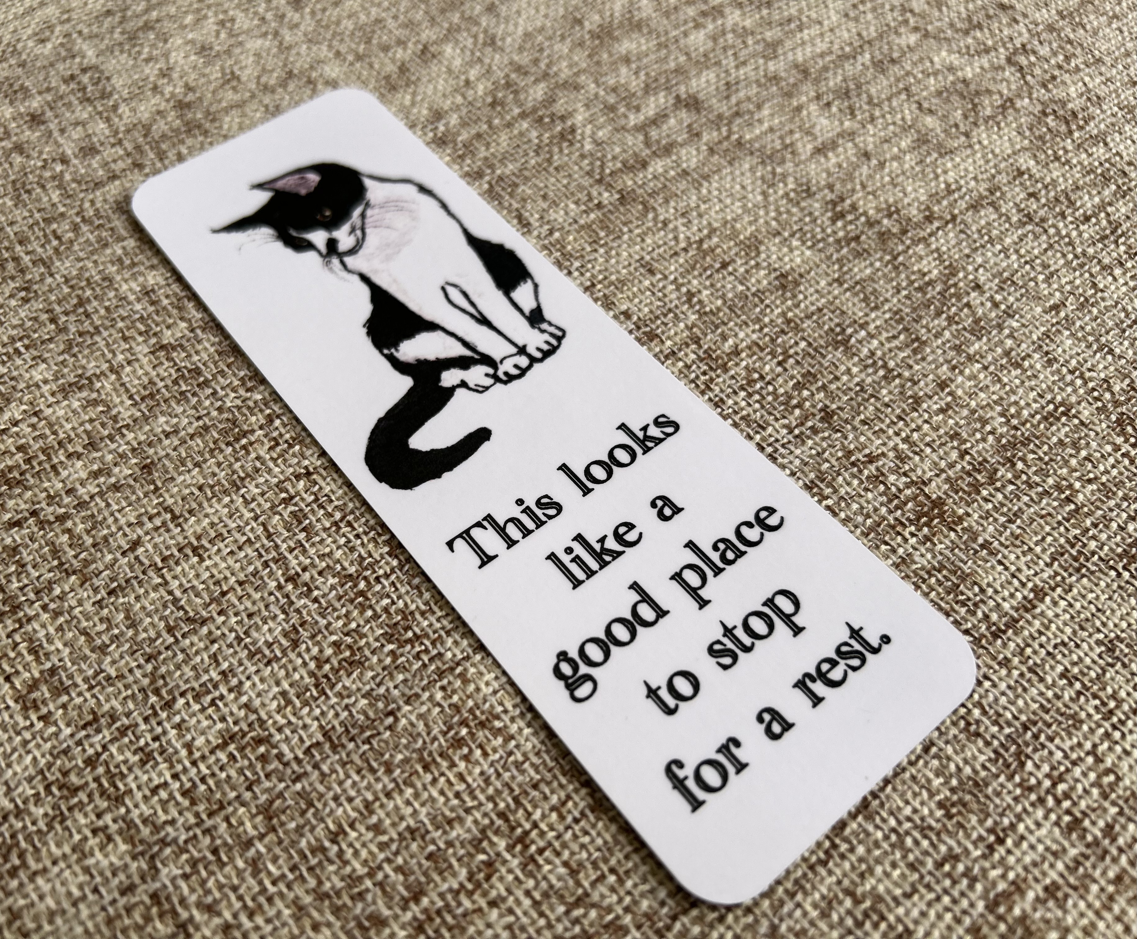 Suki Looking Down Bookmark