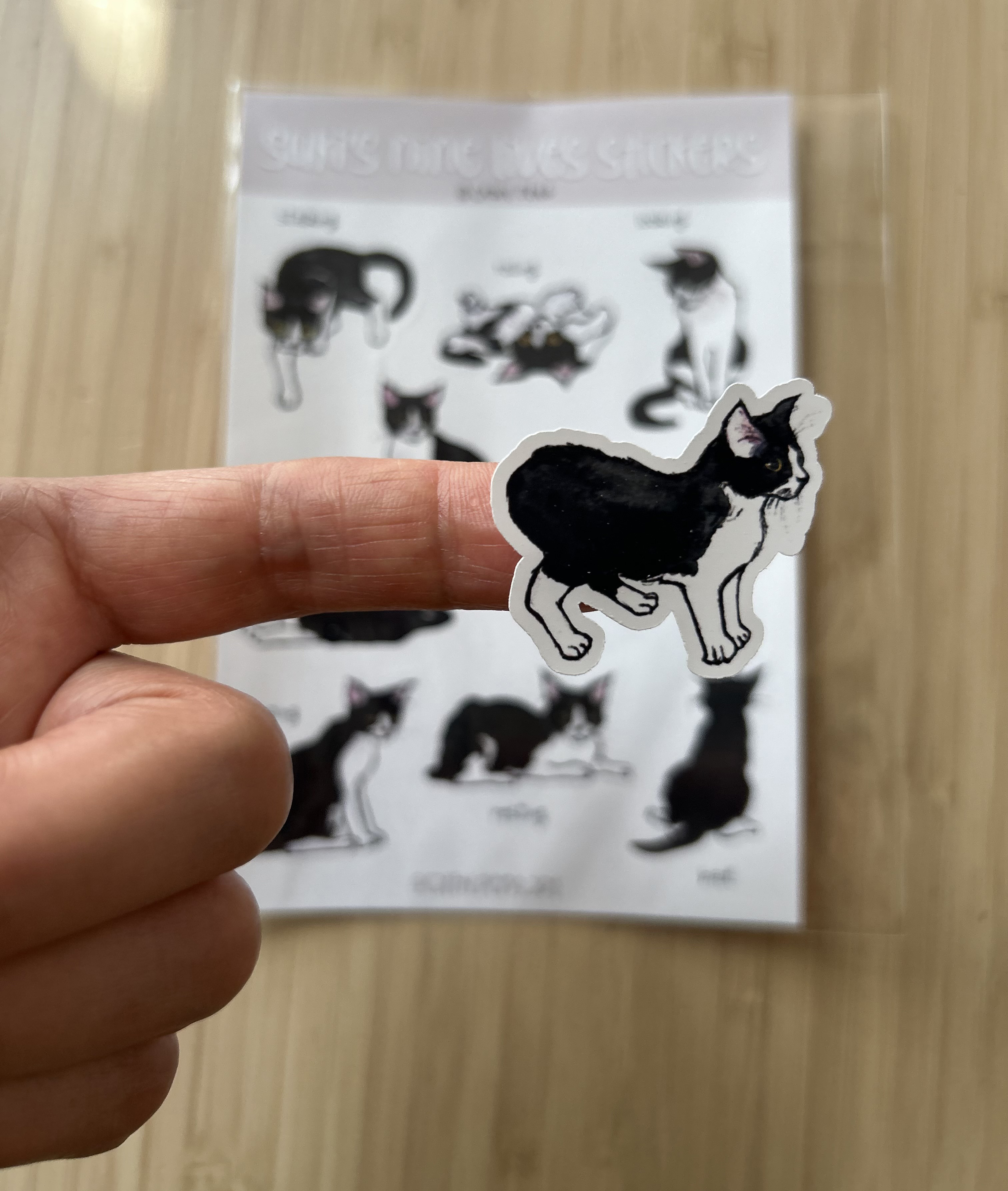 Suki's Nine Lives Sticker Sheet