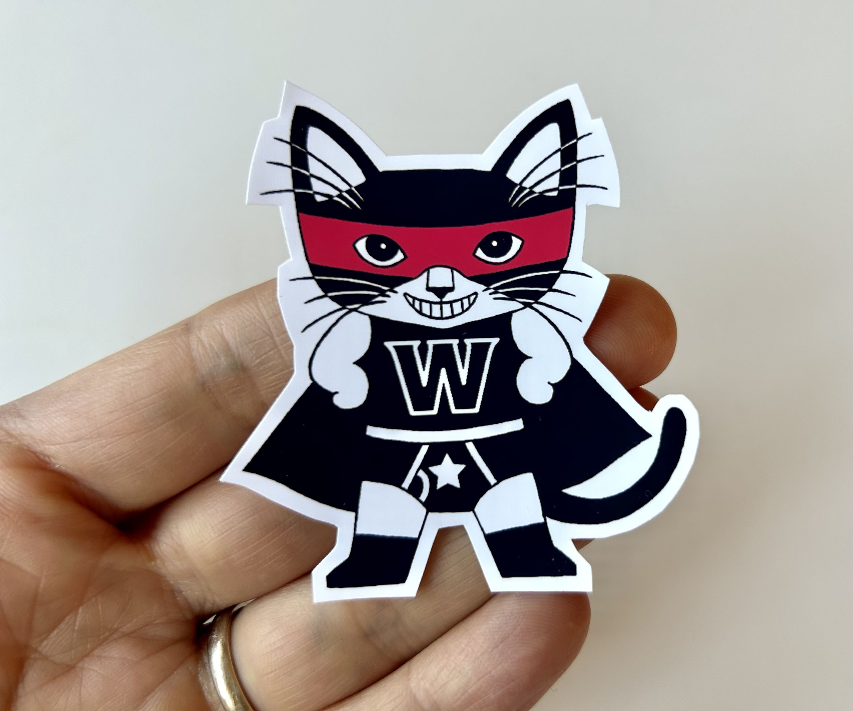 Wonder Kitty and Wonder Cat Sticker Set